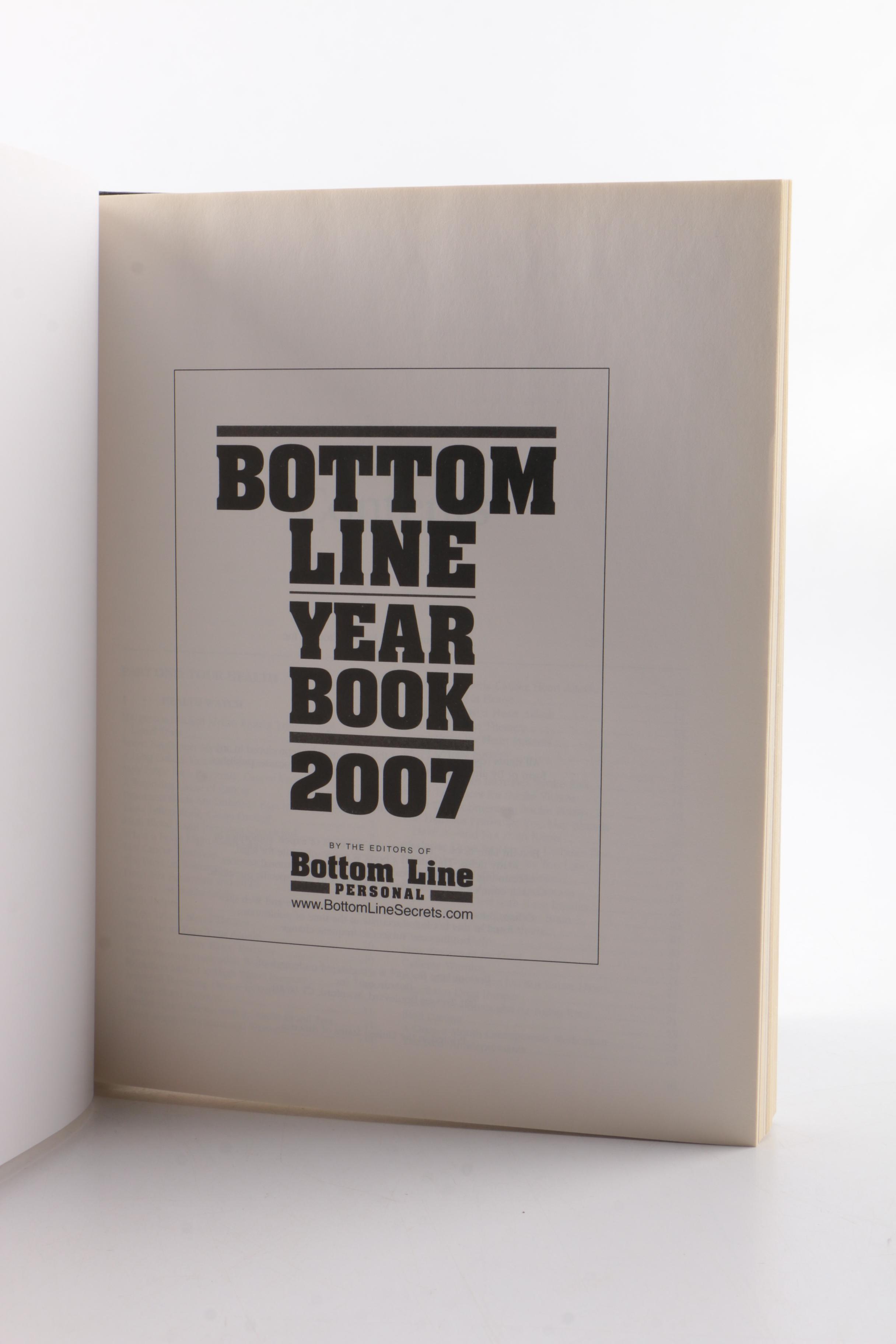 "Bottom Line Year Book" 2004-2007