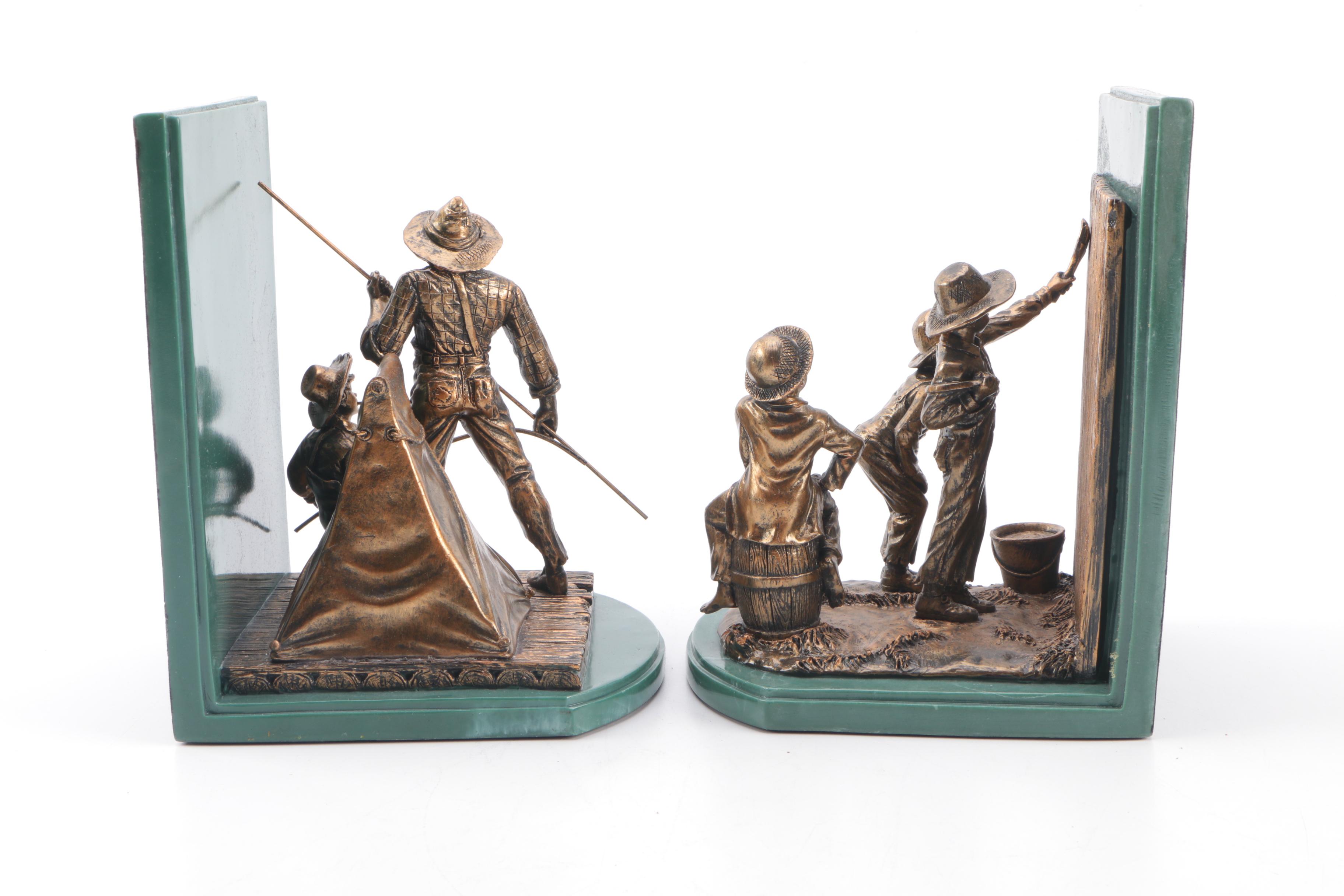 2013 Mark Twain Bust and Literary Bookends from The Bradford Exchange