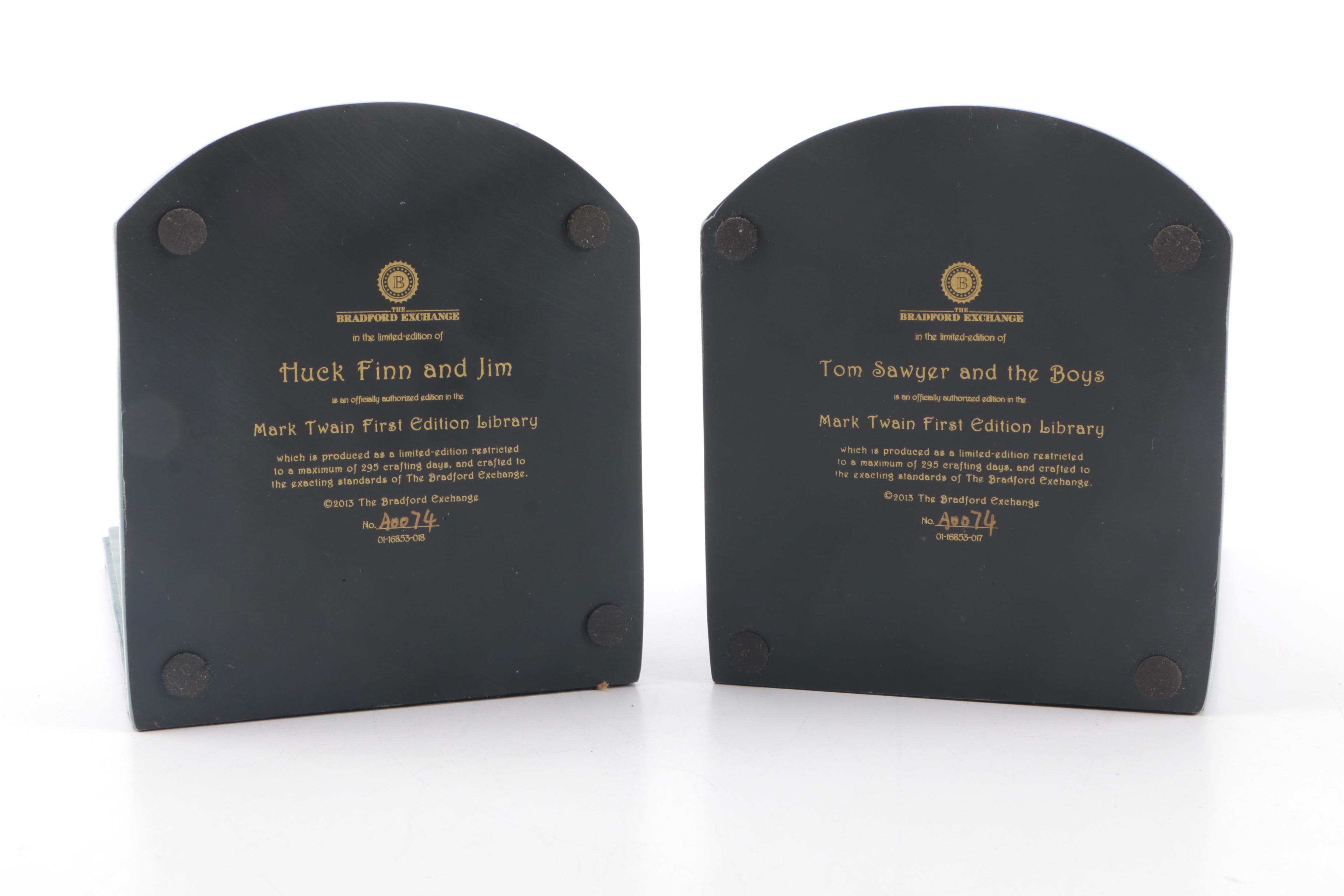 2013 Mark Twain Bust and Literary Bookends from The Bradford Exchange