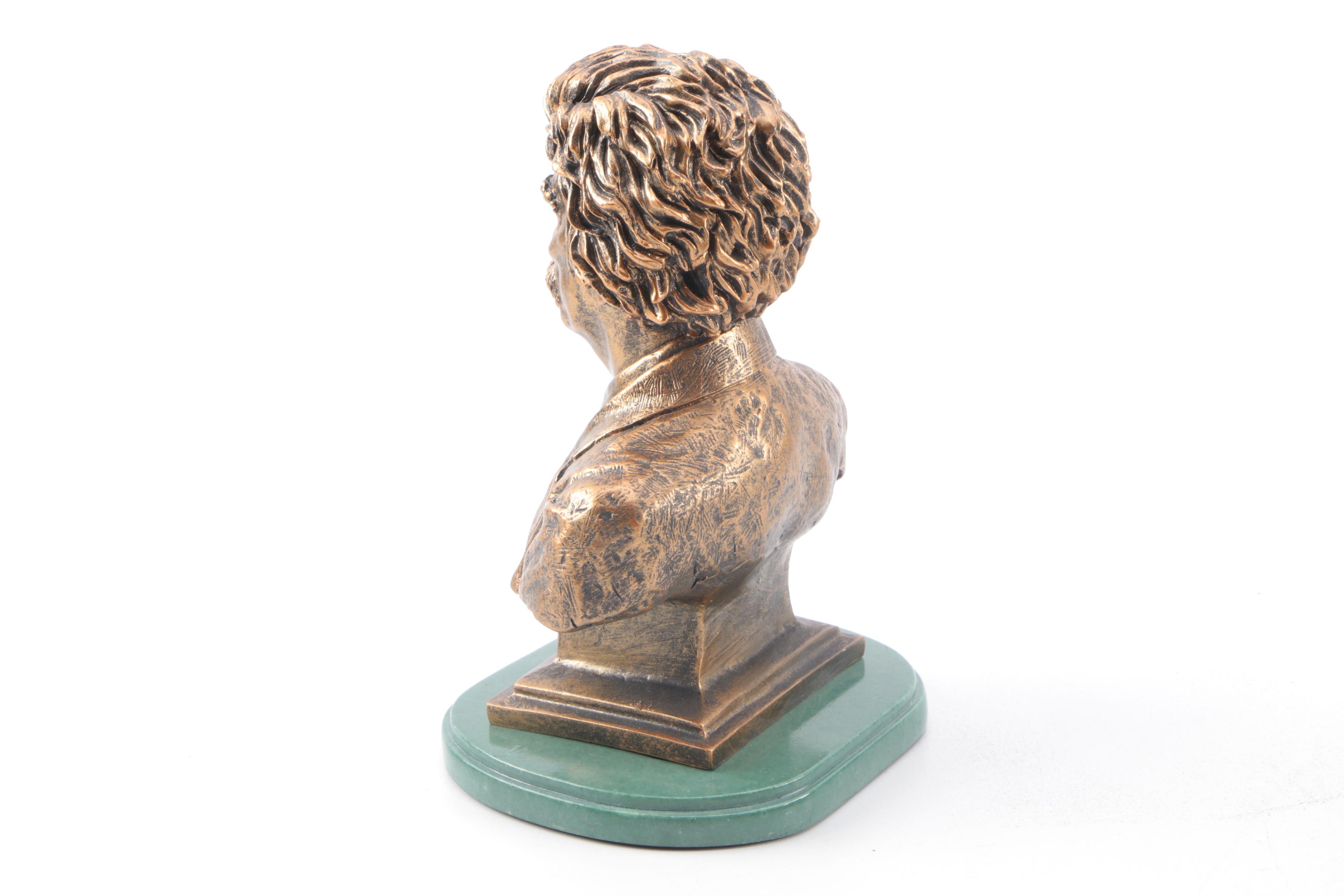 2013 Mark Twain Bust and Literary Bookends from The Bradford Exchange