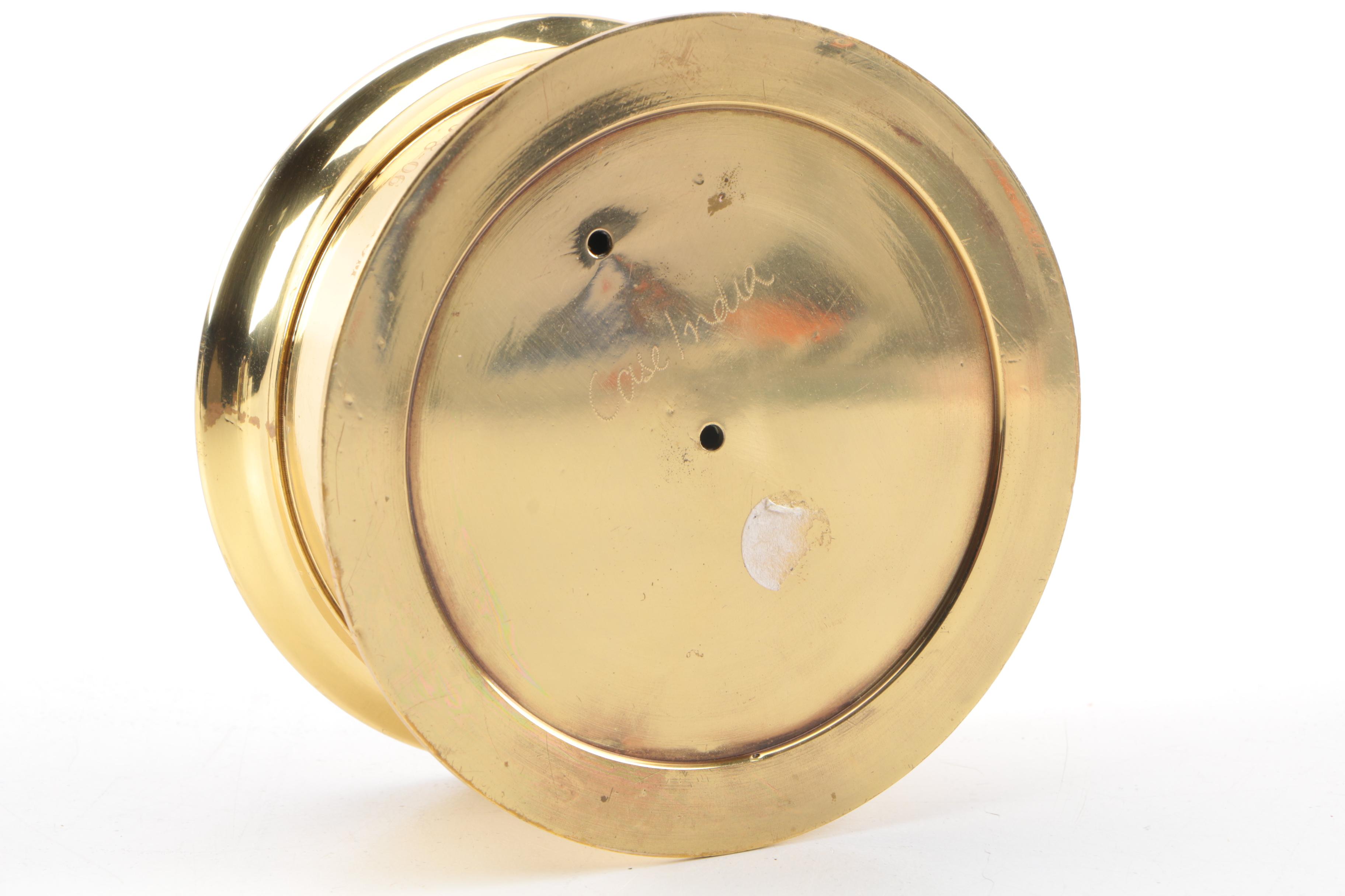 Taylor Stormoguide Barometer and Nautical Brass Clock