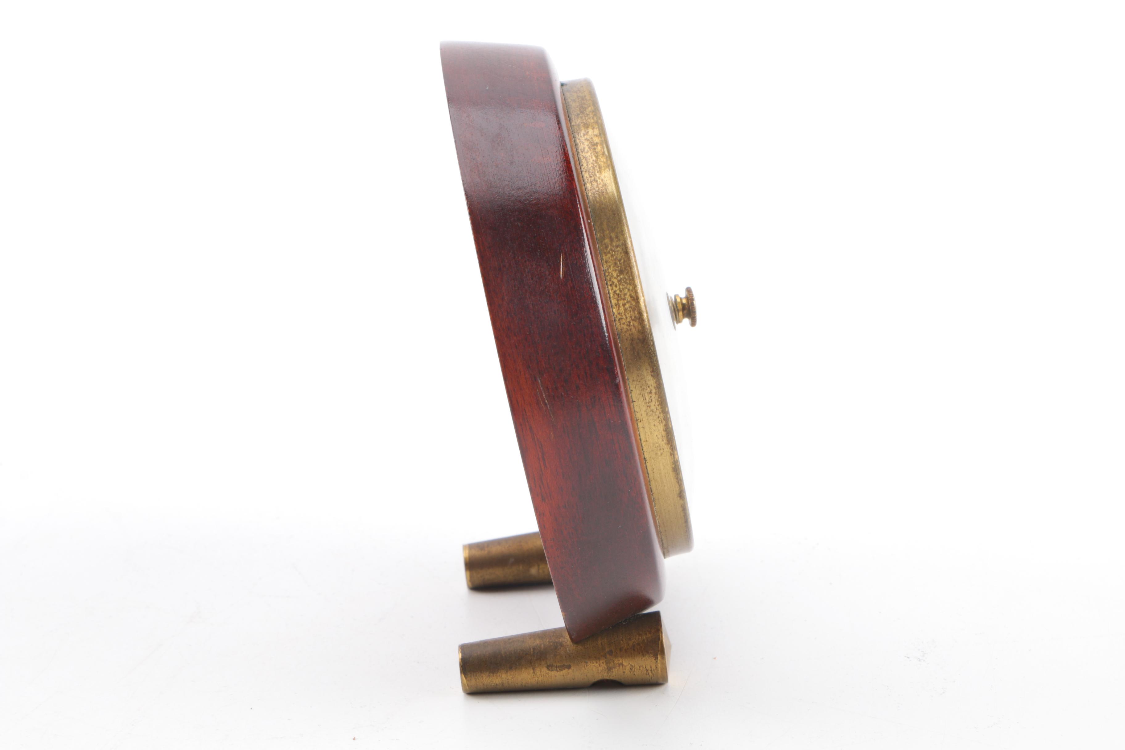 Taylor Stormoguide Barometer and Nautical Brass Clock