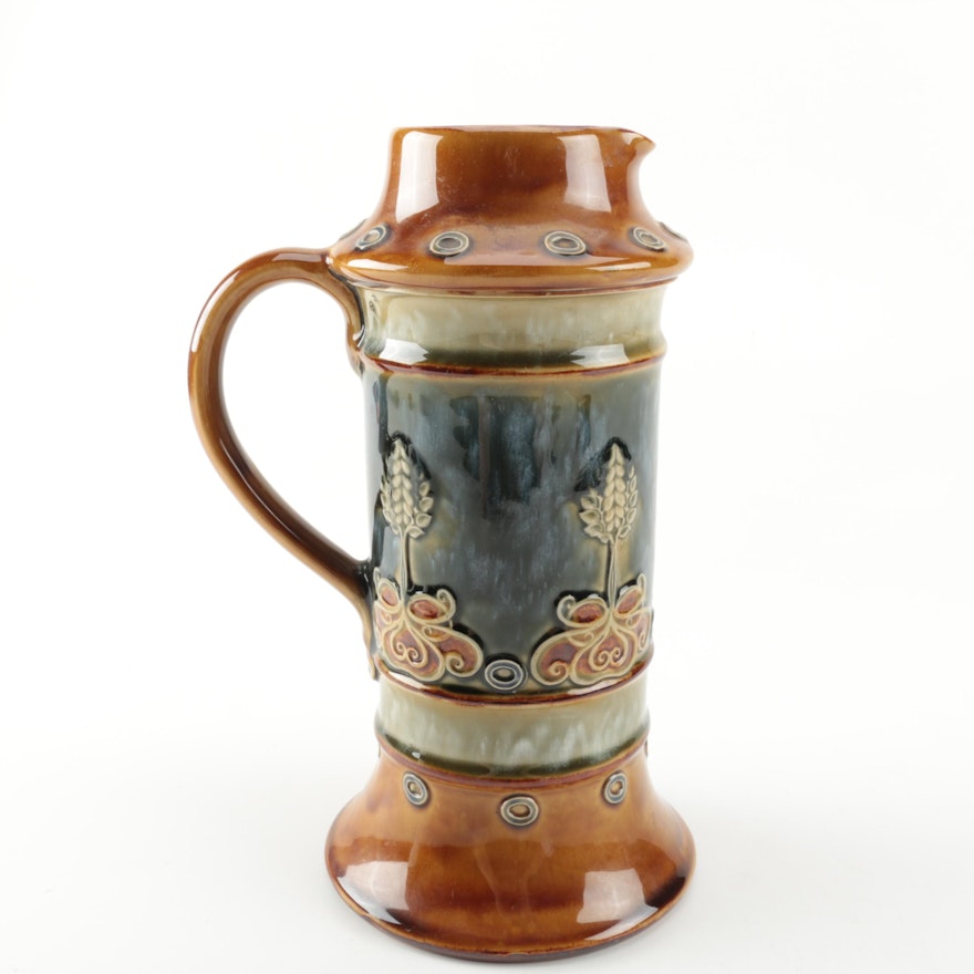 Royal Doulton Art Nouveau Stoneware Jug