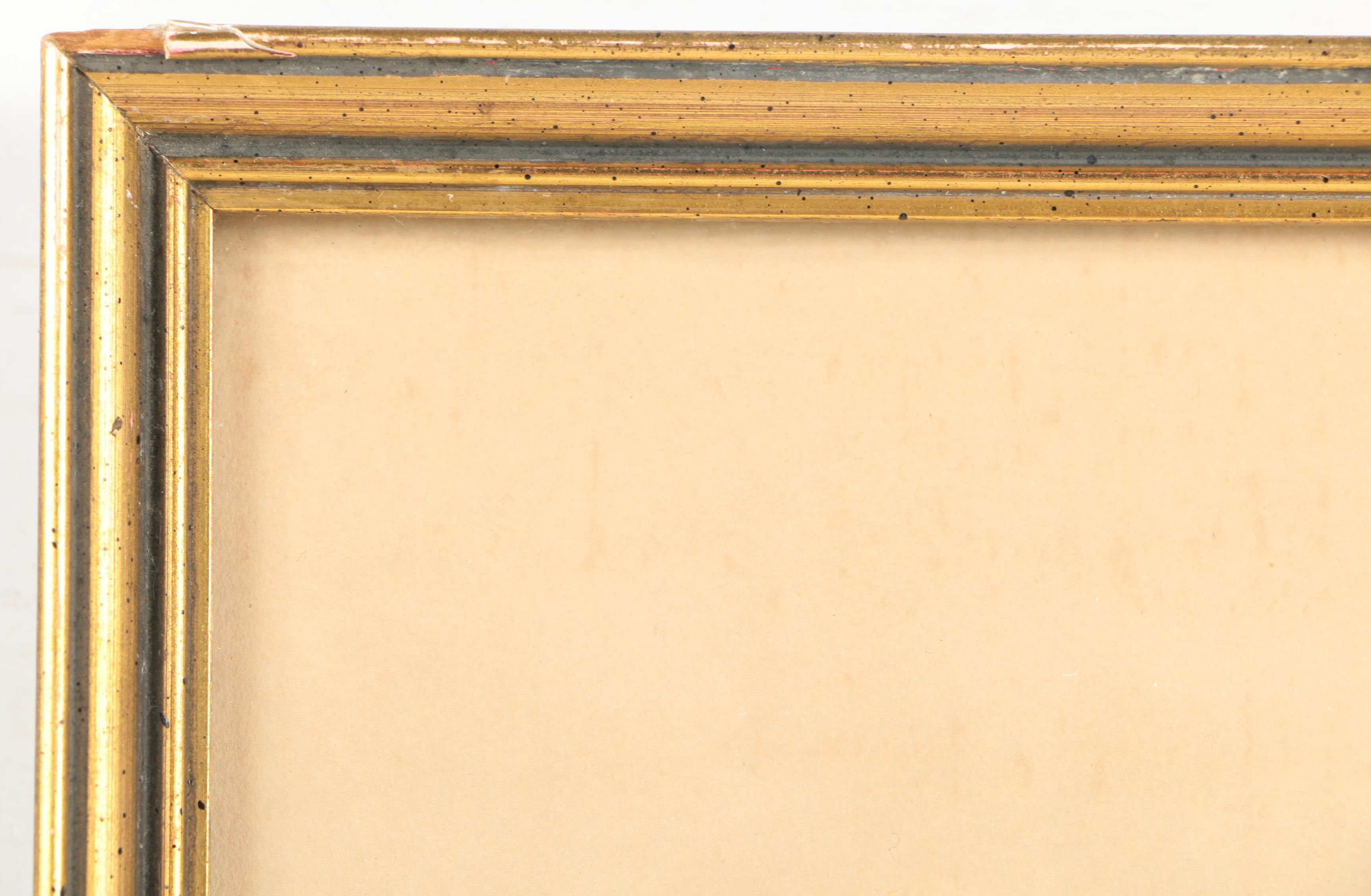 Offset Lithograph on Silk After Edward Ward of Ducks
