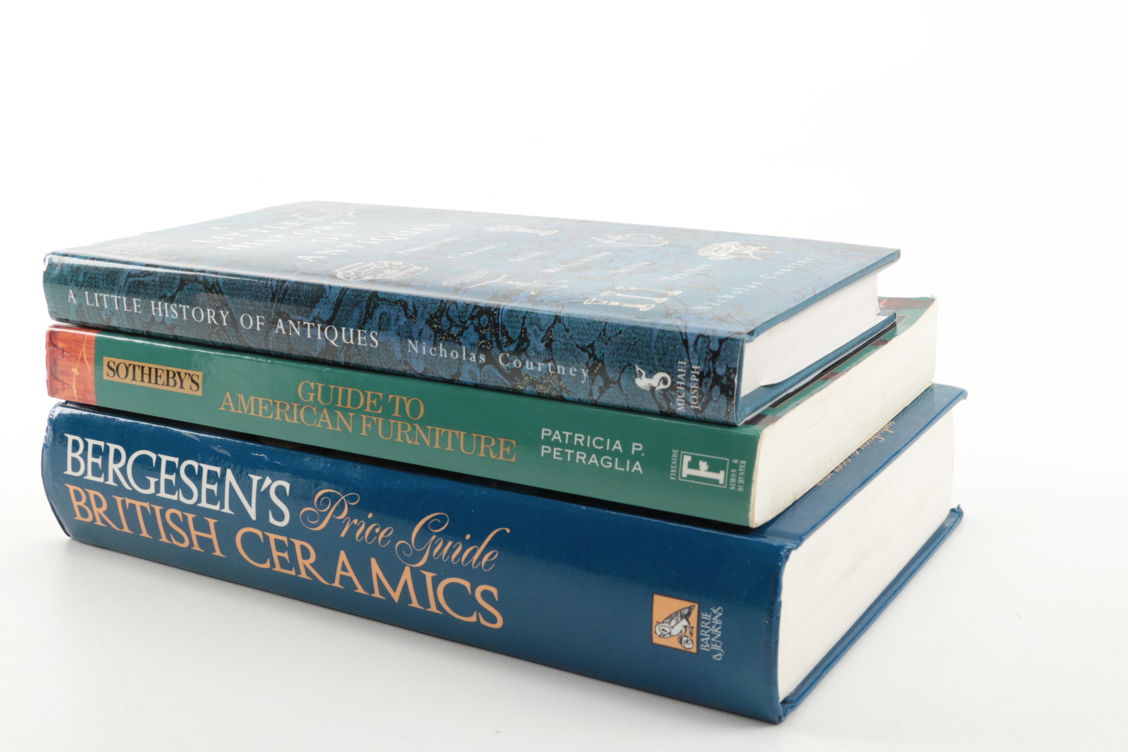 Antique, Furniture, and Ceramic Reference Books