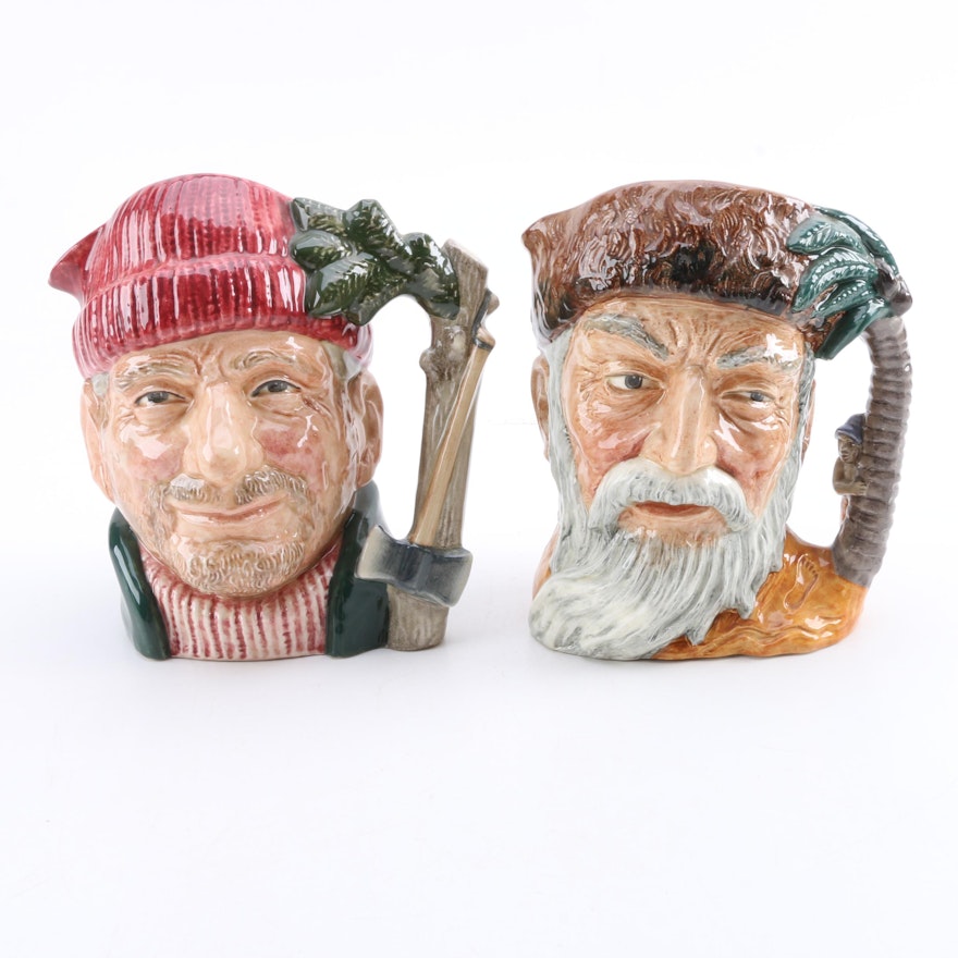 Pair of Royal Doulton Character Mugs
