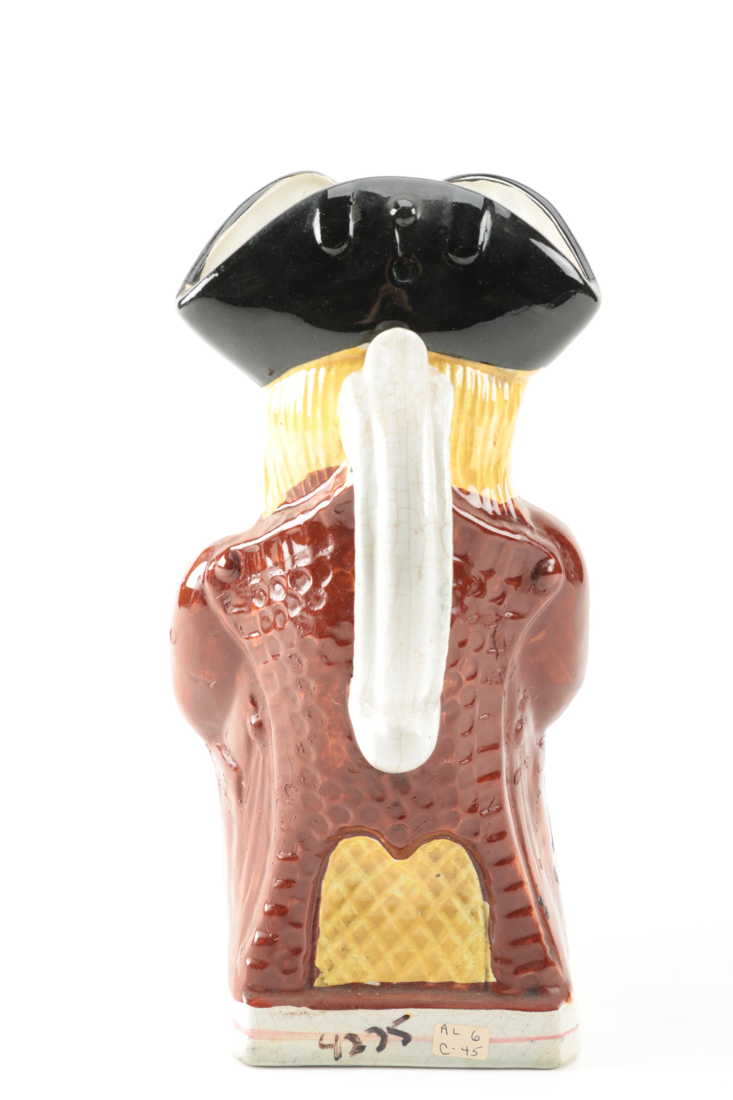 Figural Polychrome Toby Jug