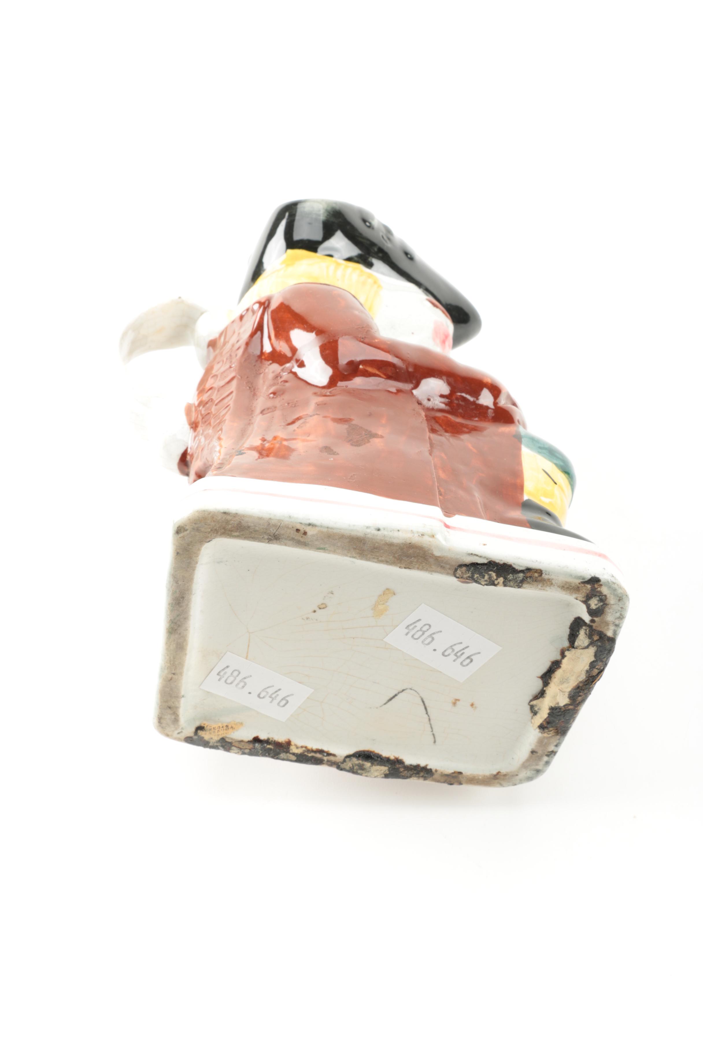 Figural Polychrome Toby Jug