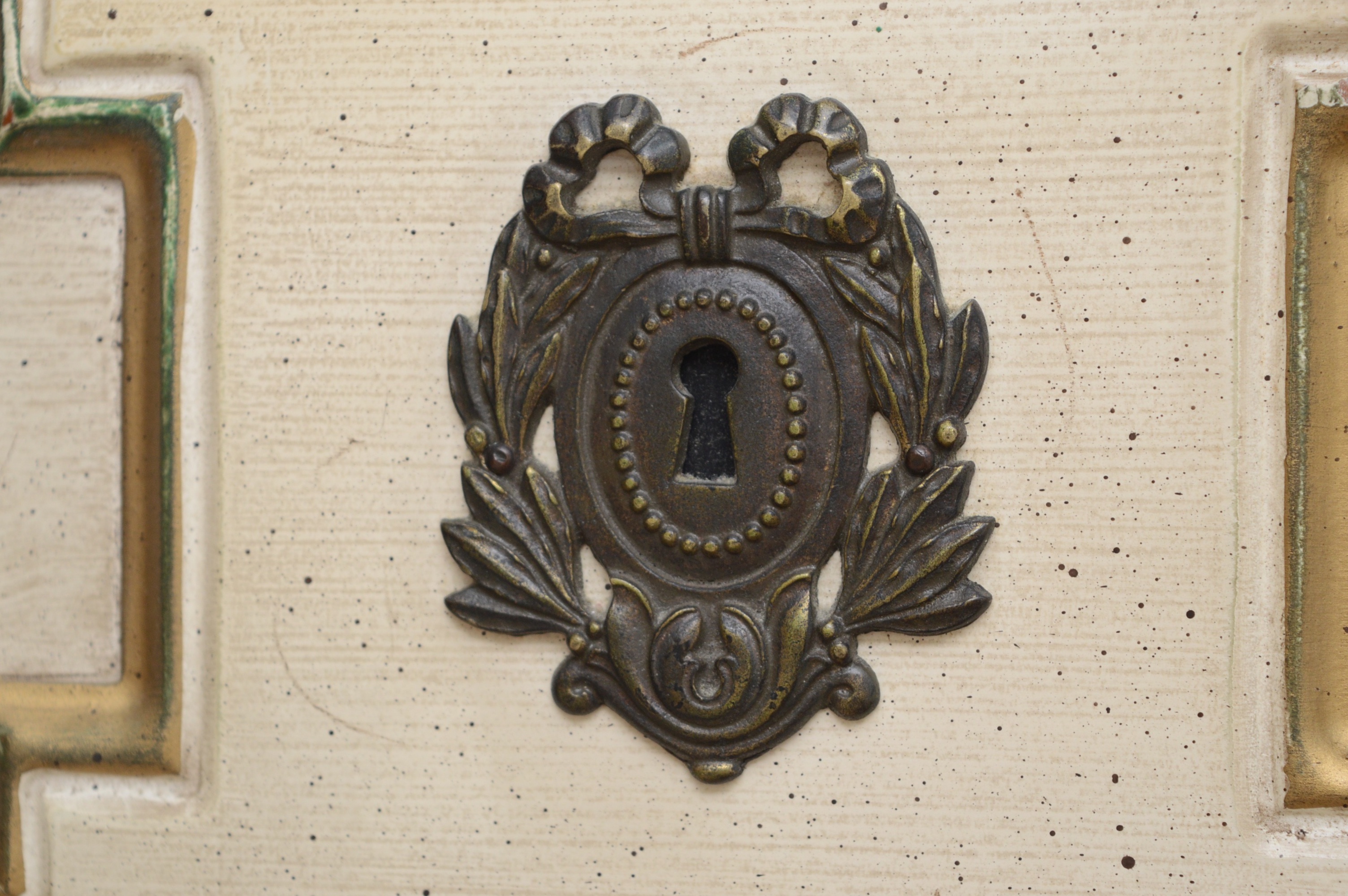 Vintage Marble Top Commode by Pogue's