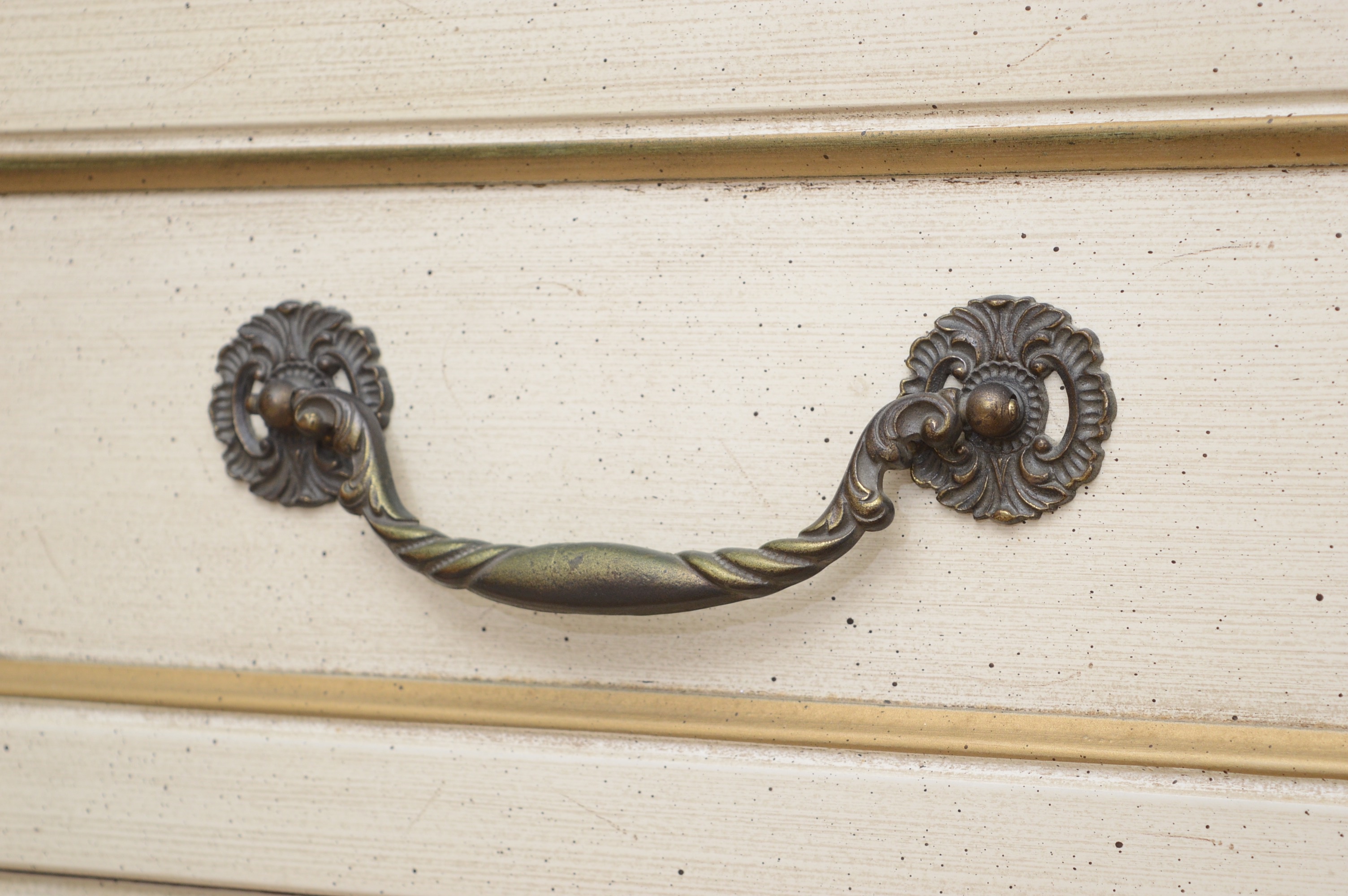Vintage Marble Top Commode by Pogue's