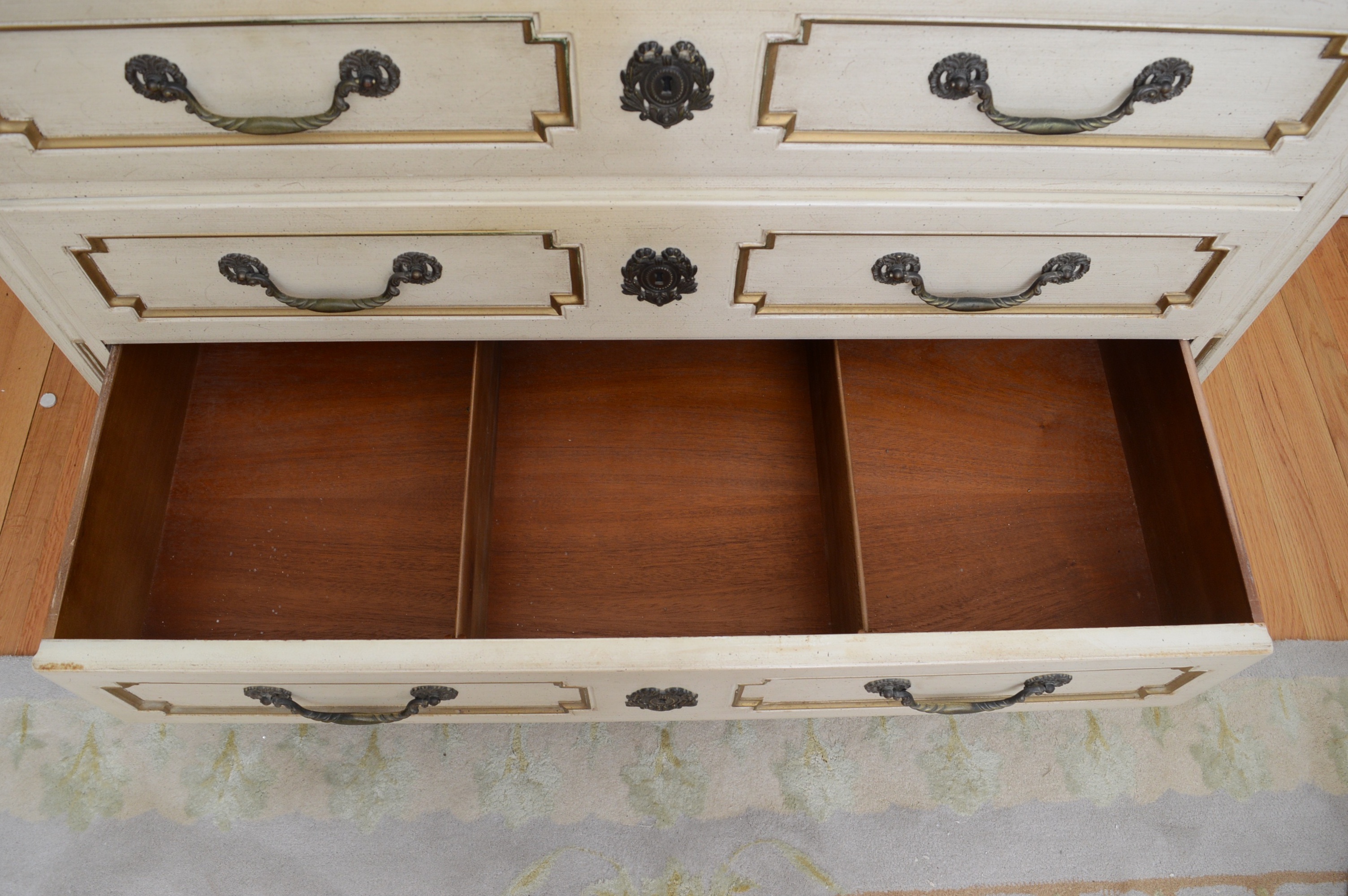 Vintage Marble Top Commode by Pogue's