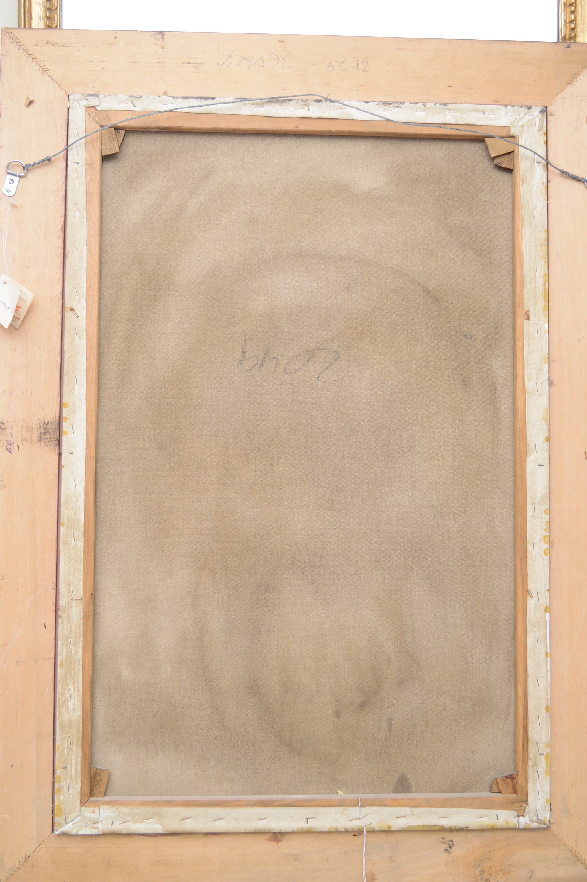 Walker Signed Antique Portrait Oil on Canvas