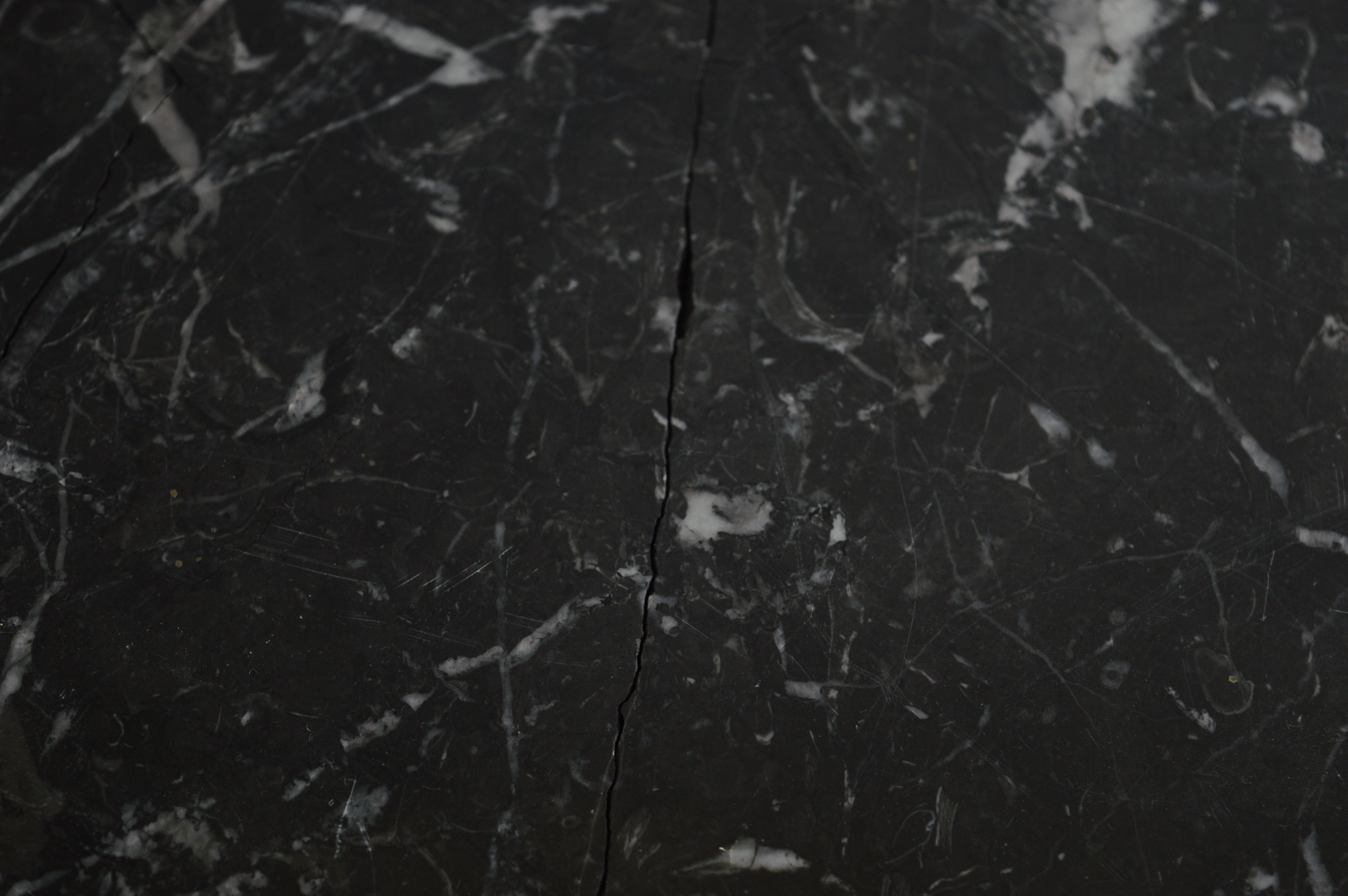 Antique Neoclassical Marble Top Cabinet