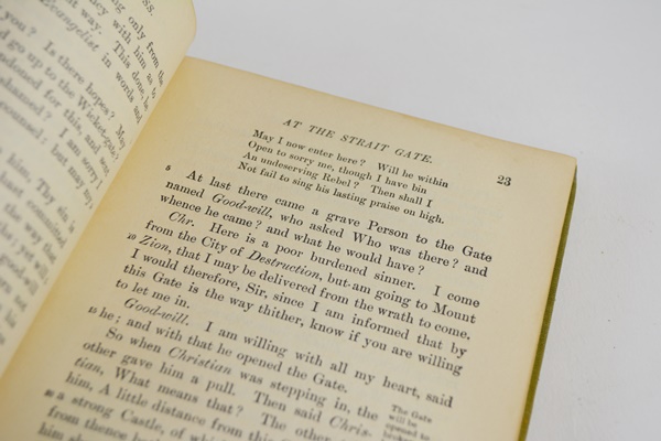 1896 "The Pilgrim's Progress" by John Bunyan