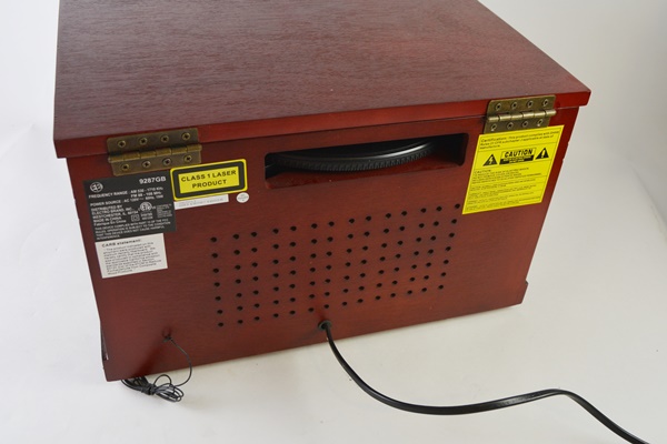 Electro Brand Retro Style Turntable CD Stereo