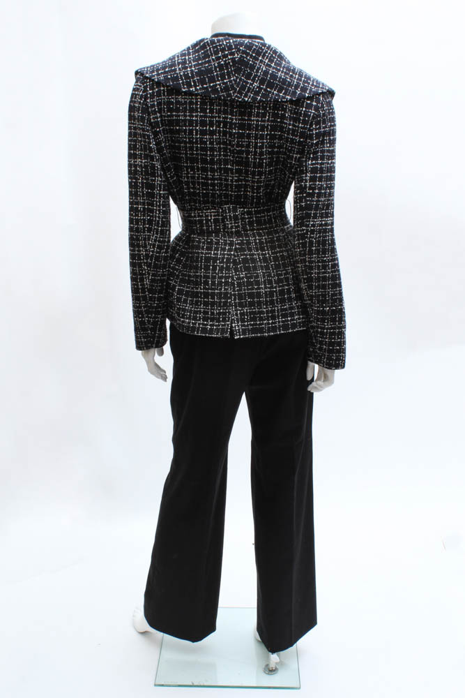 Wool Jacket, Sweater and Slacks from "Chloé" and "Calvin Klein"