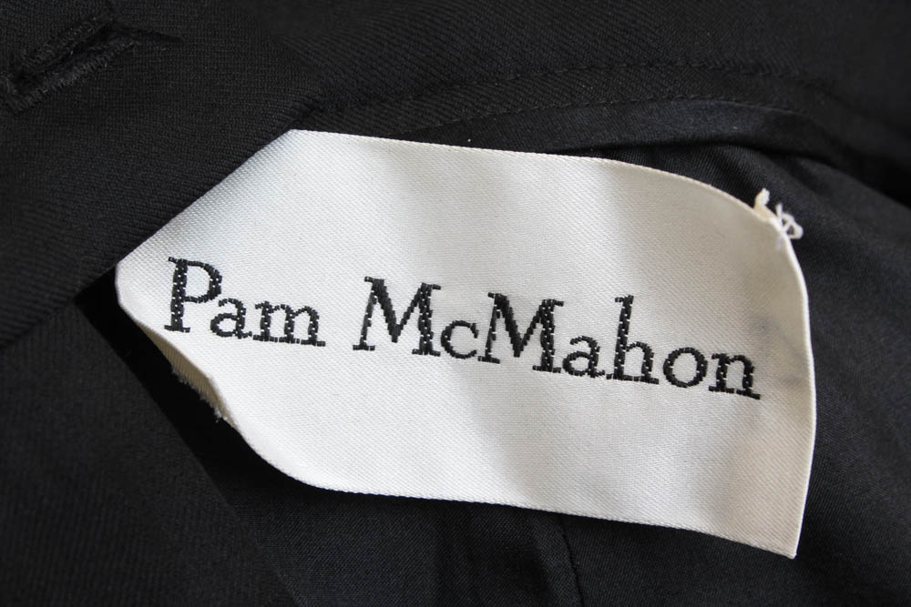 "Pam McMahon Couture" Women's Tuxedo Slacks and Black Sequined Jacket