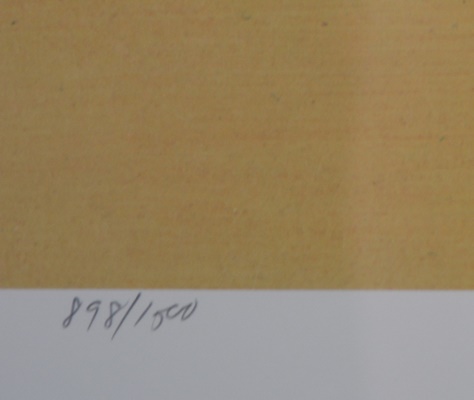 Limited Edition Offset Lithograph "Golfs Holey Rollers" Signed Barry Horton