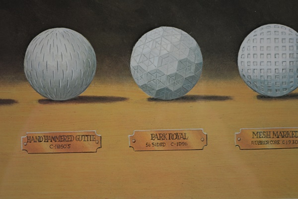 Limited Edition Offset Lithograph "Golfs Holey Rollers" Signed Barry Horton