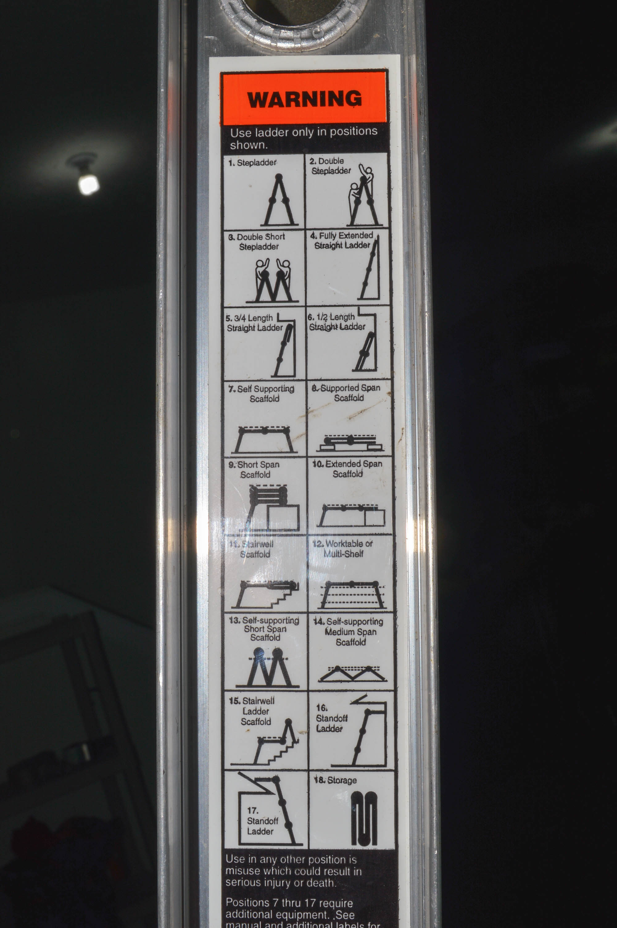 Werner Aluminum Multi-Position M1-8-16 Ladder