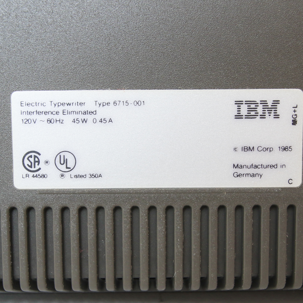 IBM Actionwriter 1 Electric Typewriter