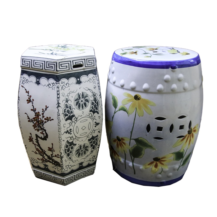 Chinese Porcelain Garden Stools