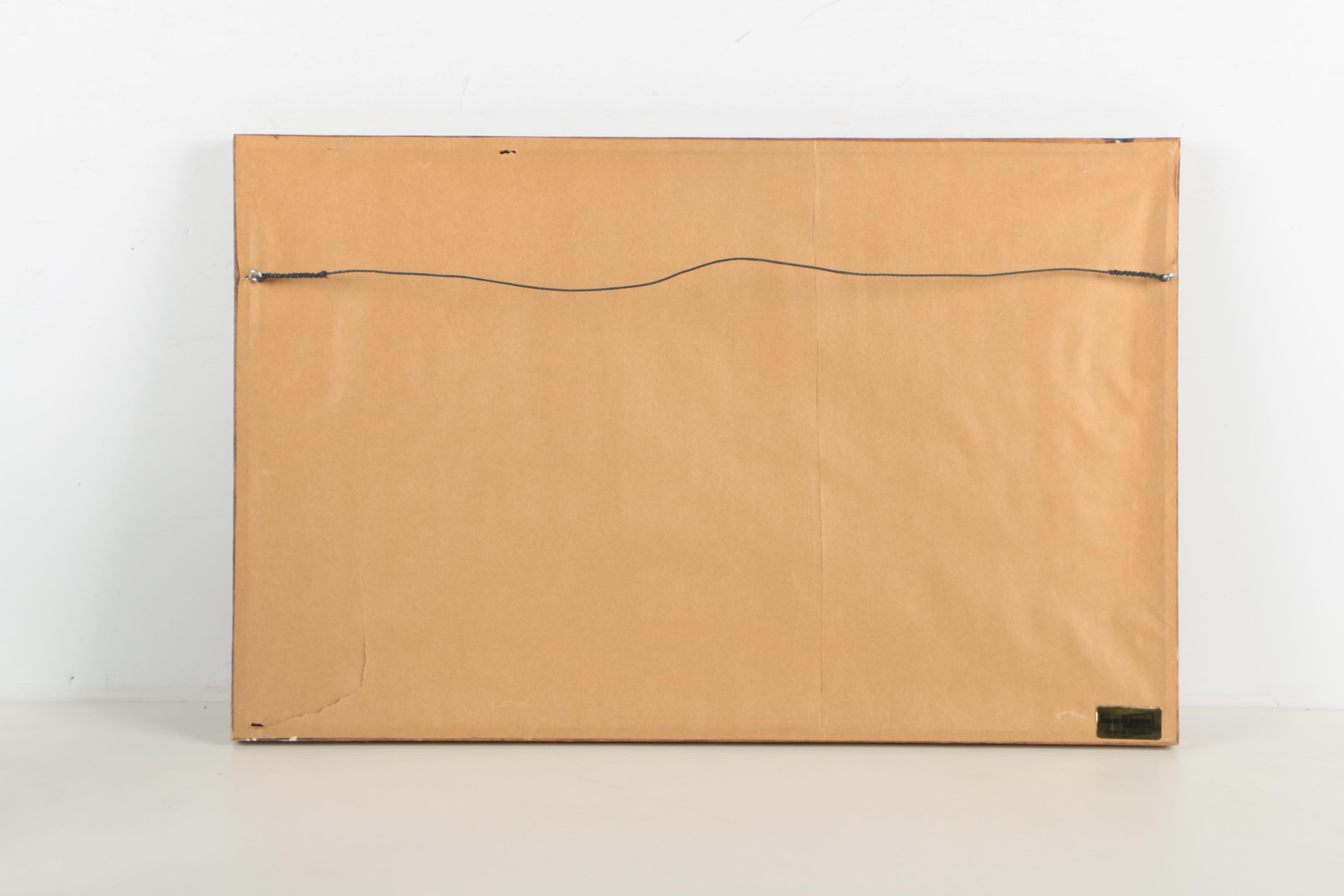 Peter Hilgeford Limited Edition Colored Lithograph "Flying Frog"