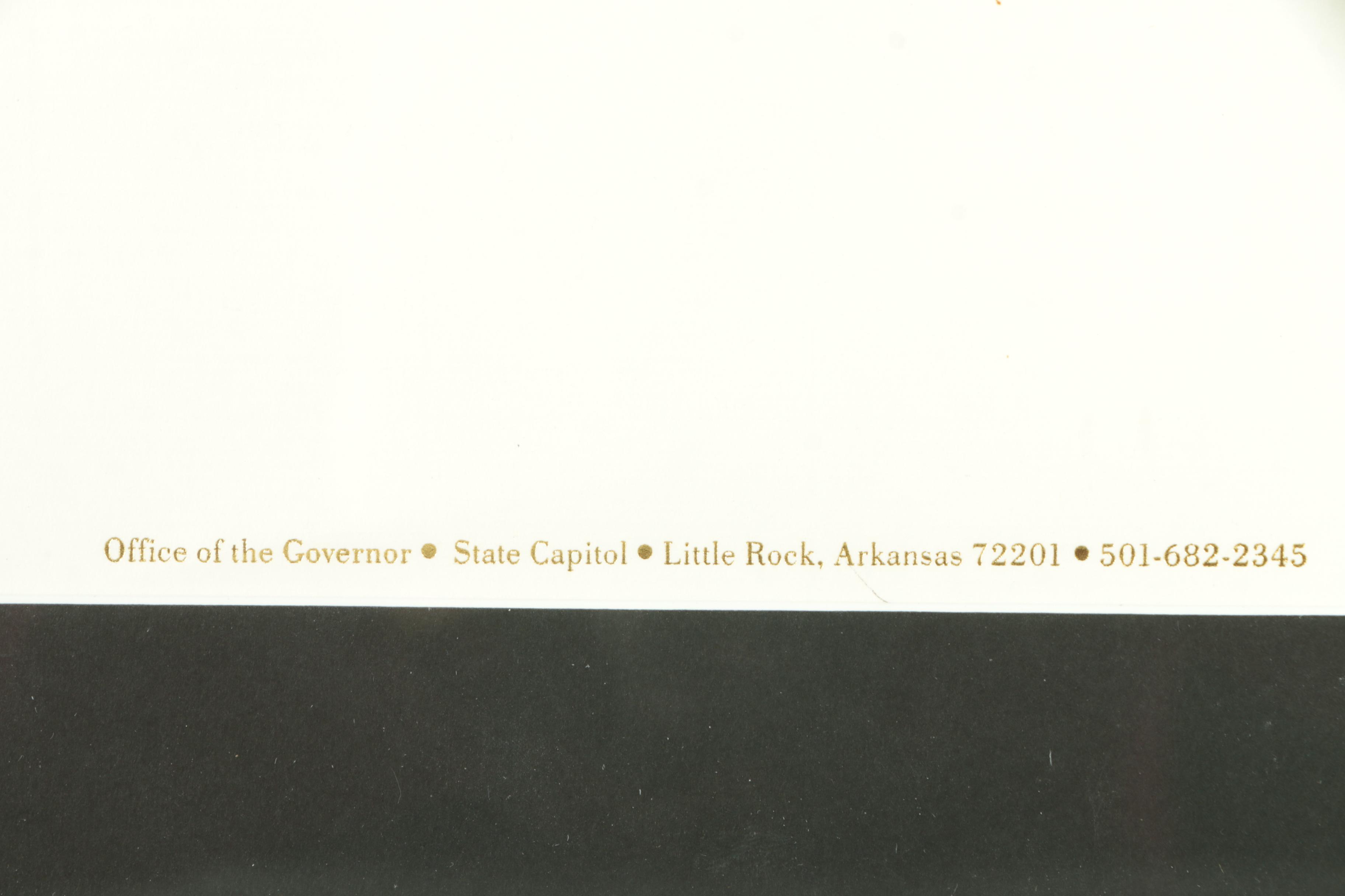 Autopen Signed Letter from Bill Clinton