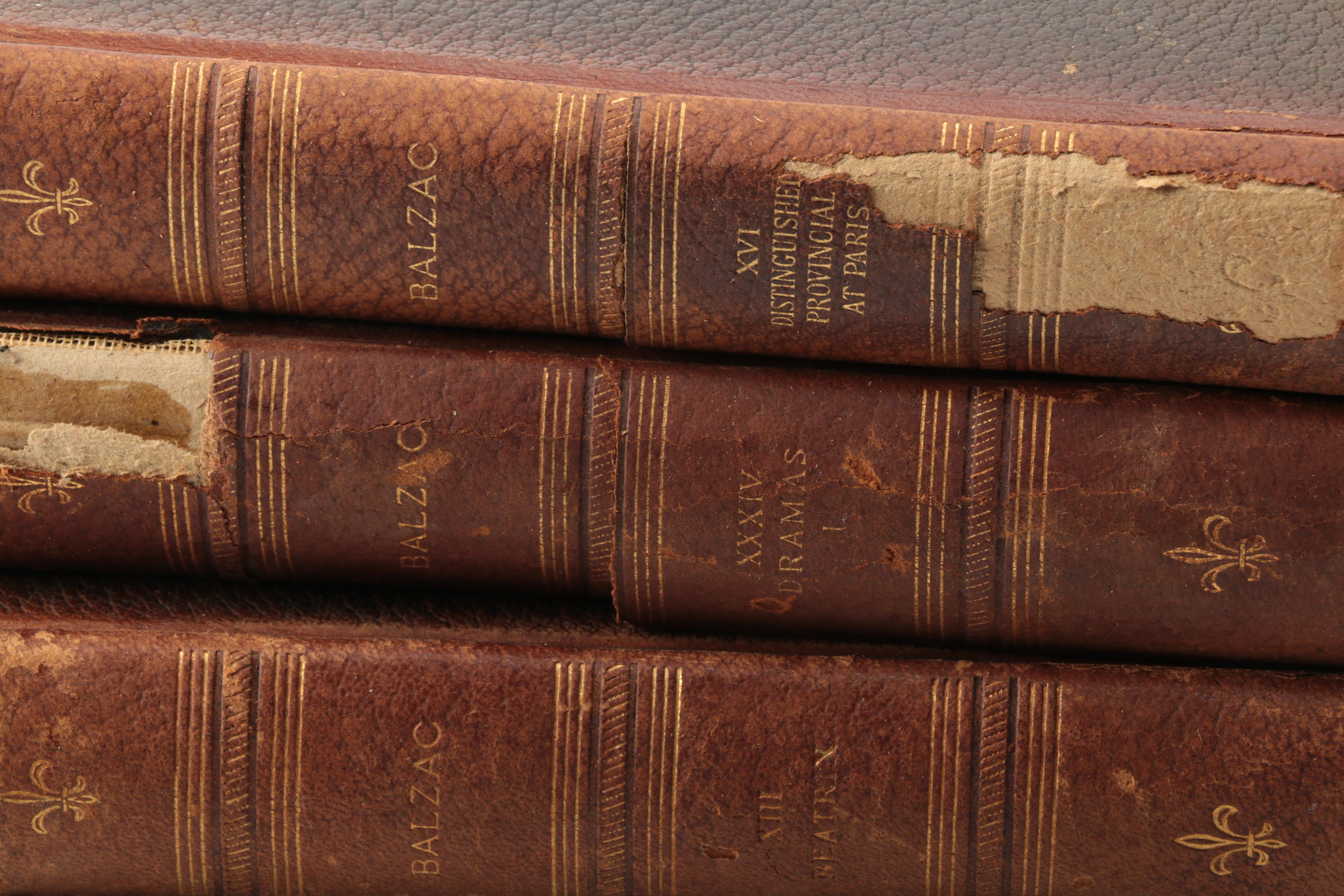 1901 Thirteen-Volume "The Comedy of Human Life" by Honoré de Balzac