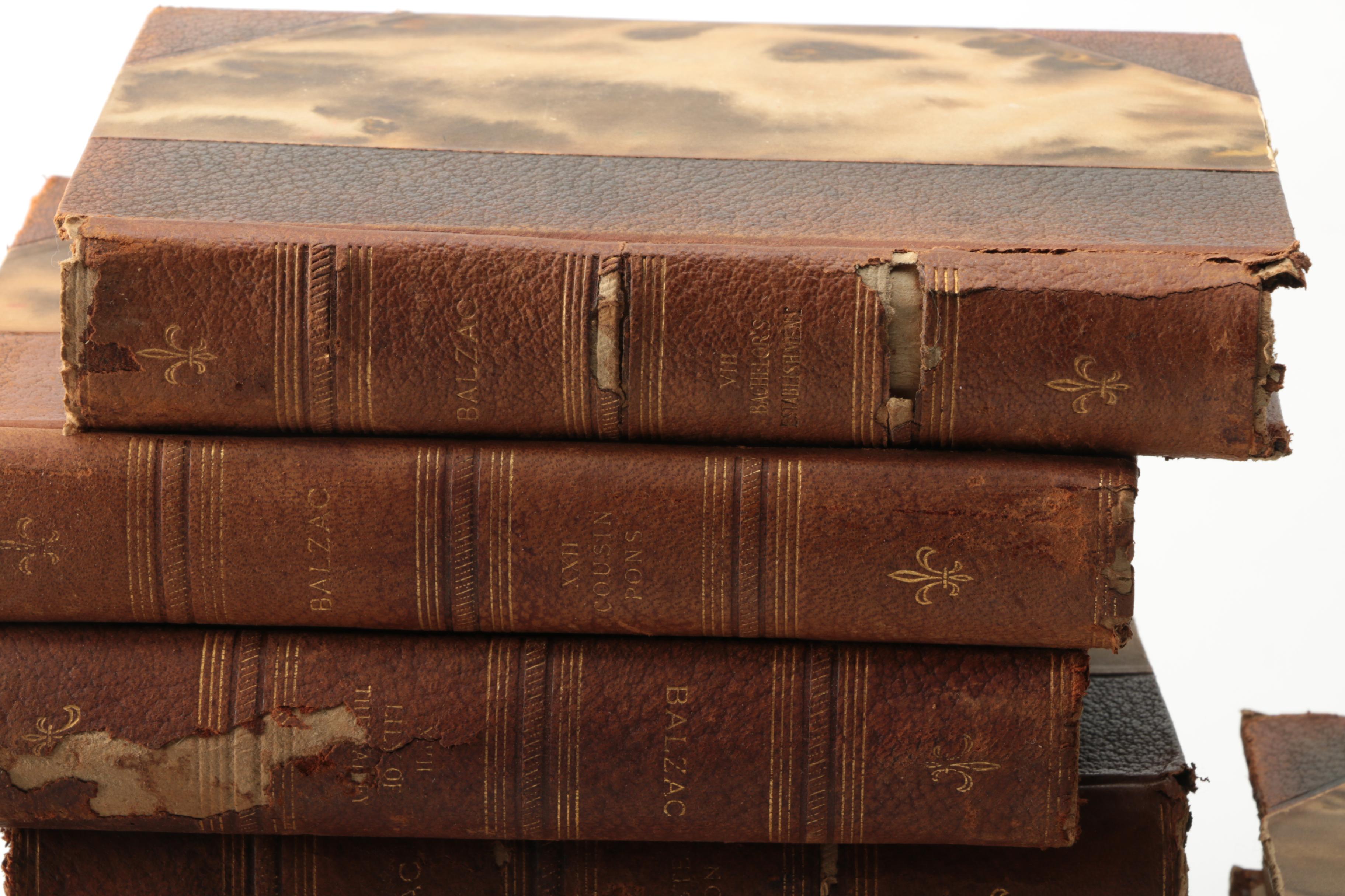 1901 Thirteen-Volume "The Comedy of Human Life" by Honoré de Balzac