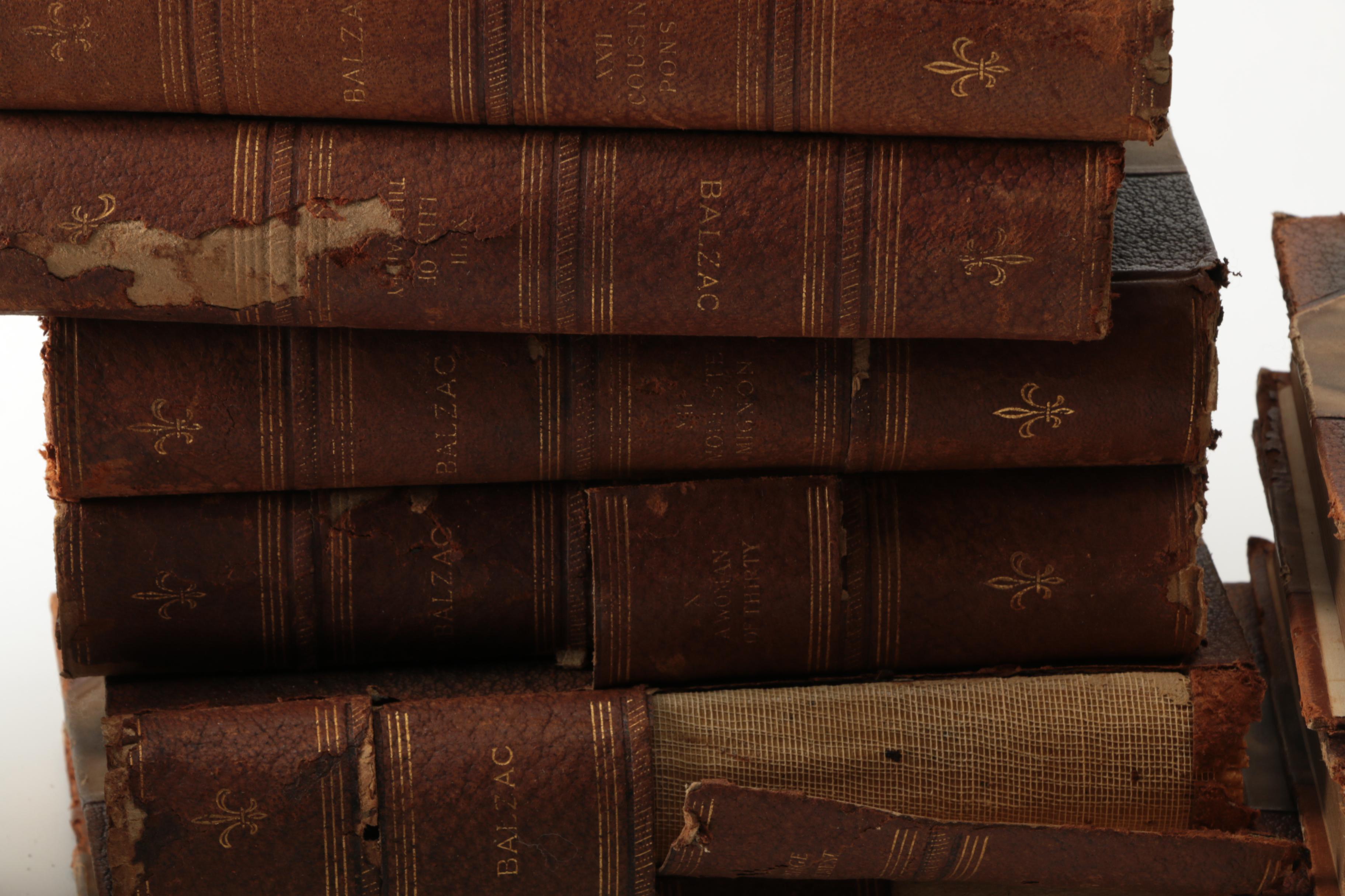 1901 Thirteen-Volume "The Comedy of Human Life" by Honoré de Balzac