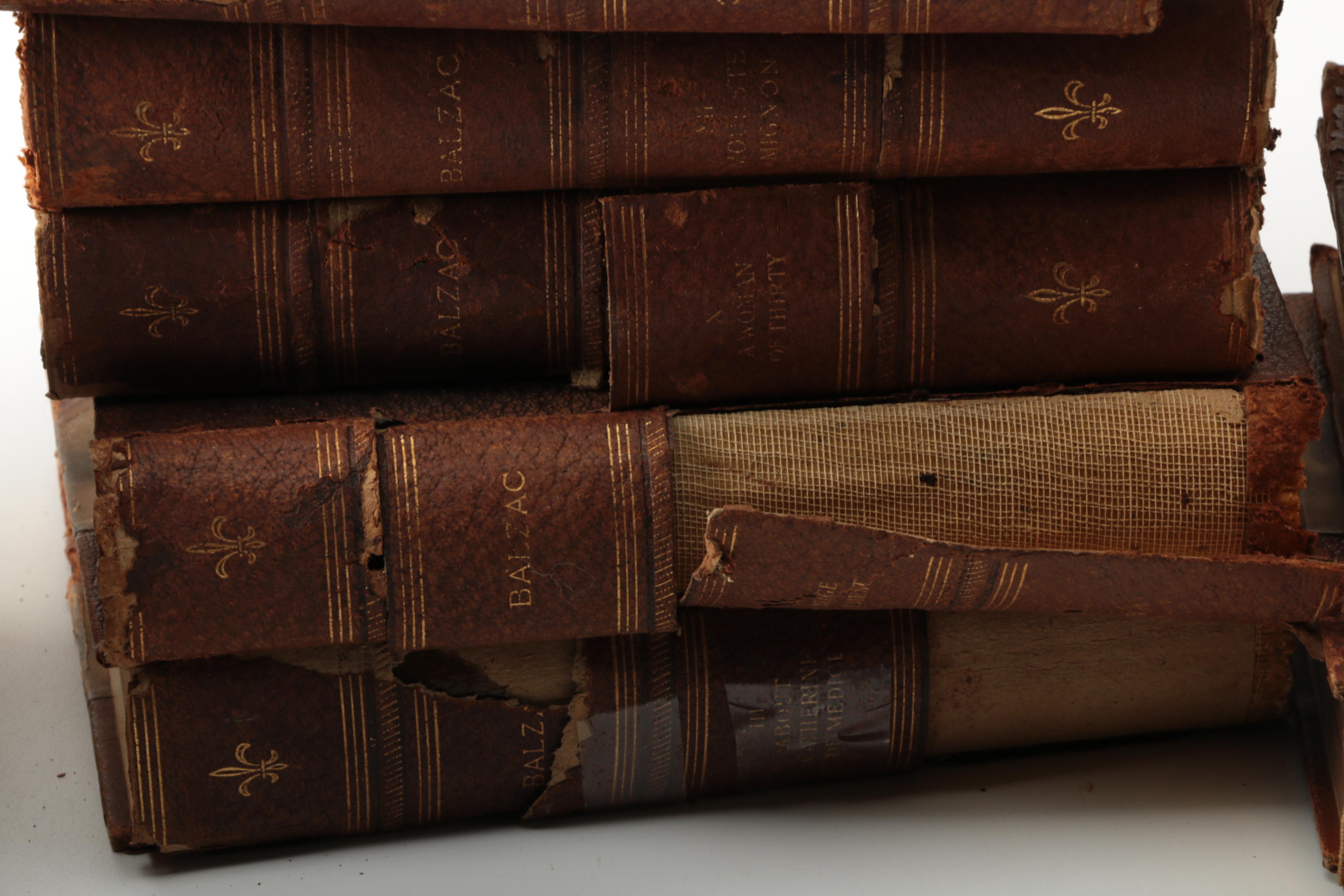 1901 Thirteen-Volume "The Comedy of Human Life" by Honoré de Balzac