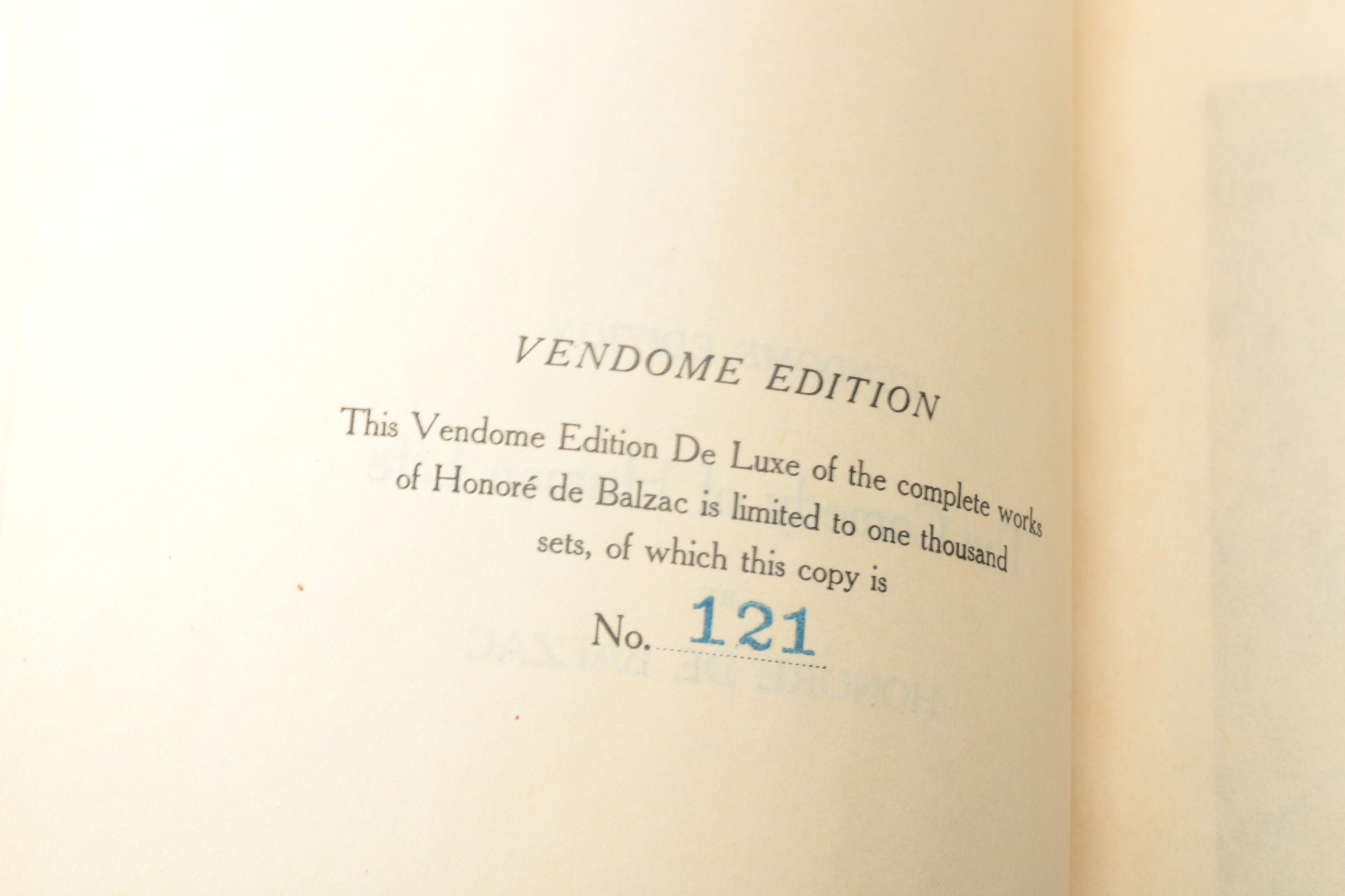 1901 Thirteen-Volume "The Comedy of Human Life" by Honoré de Balzac