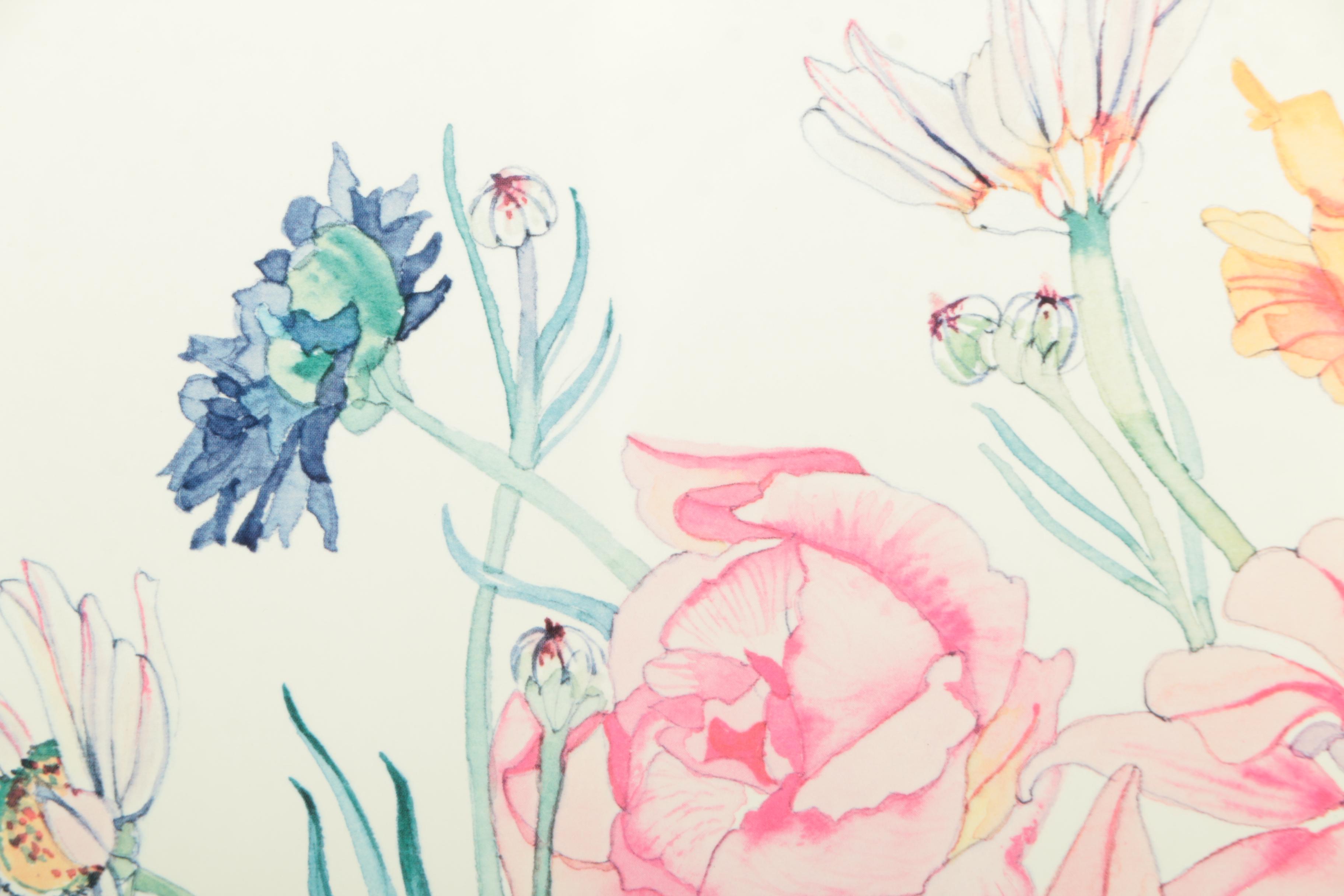 Offset Lithograph of Floral Arrangement