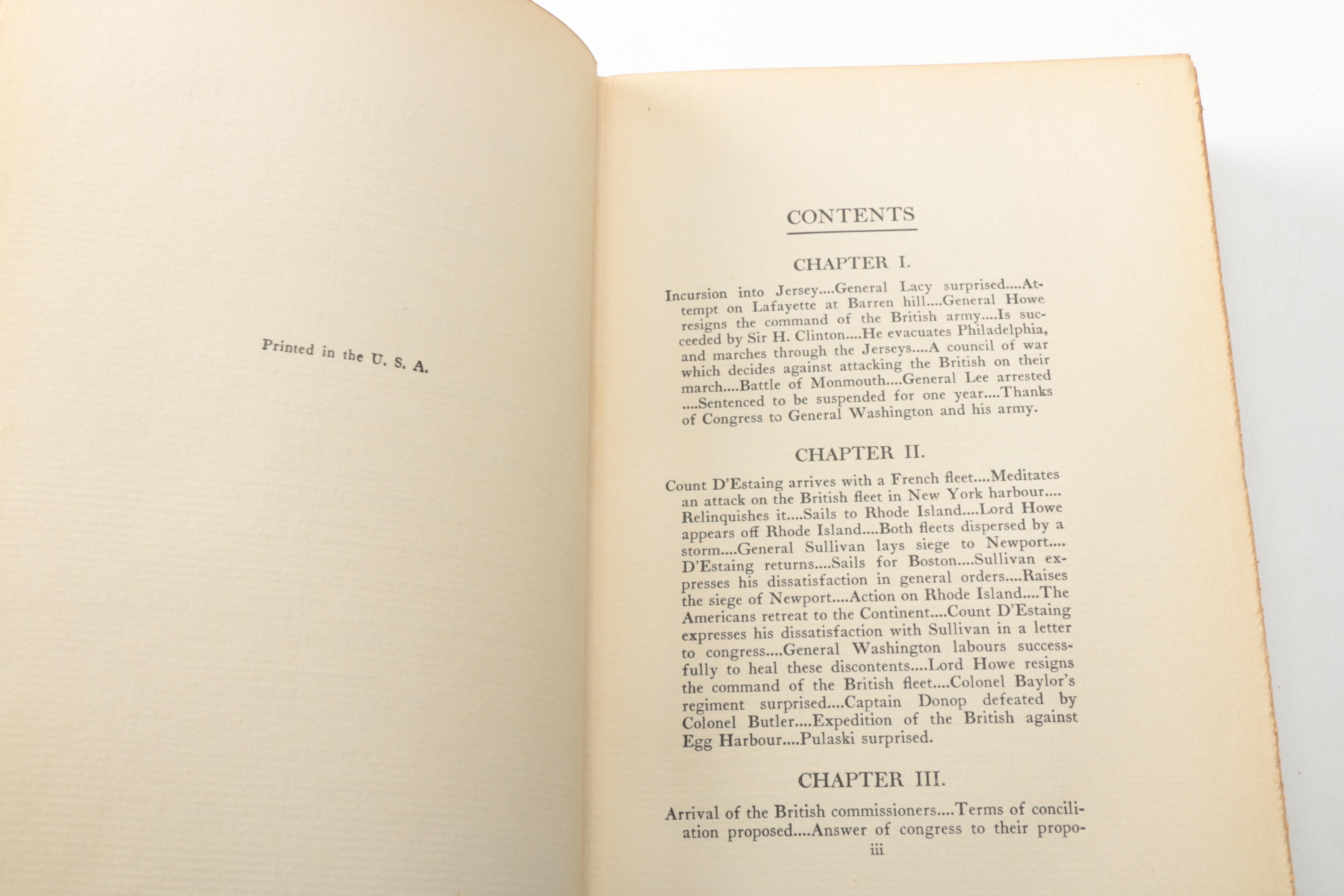 1926 "The Life of George Washington" Volumes I-IV