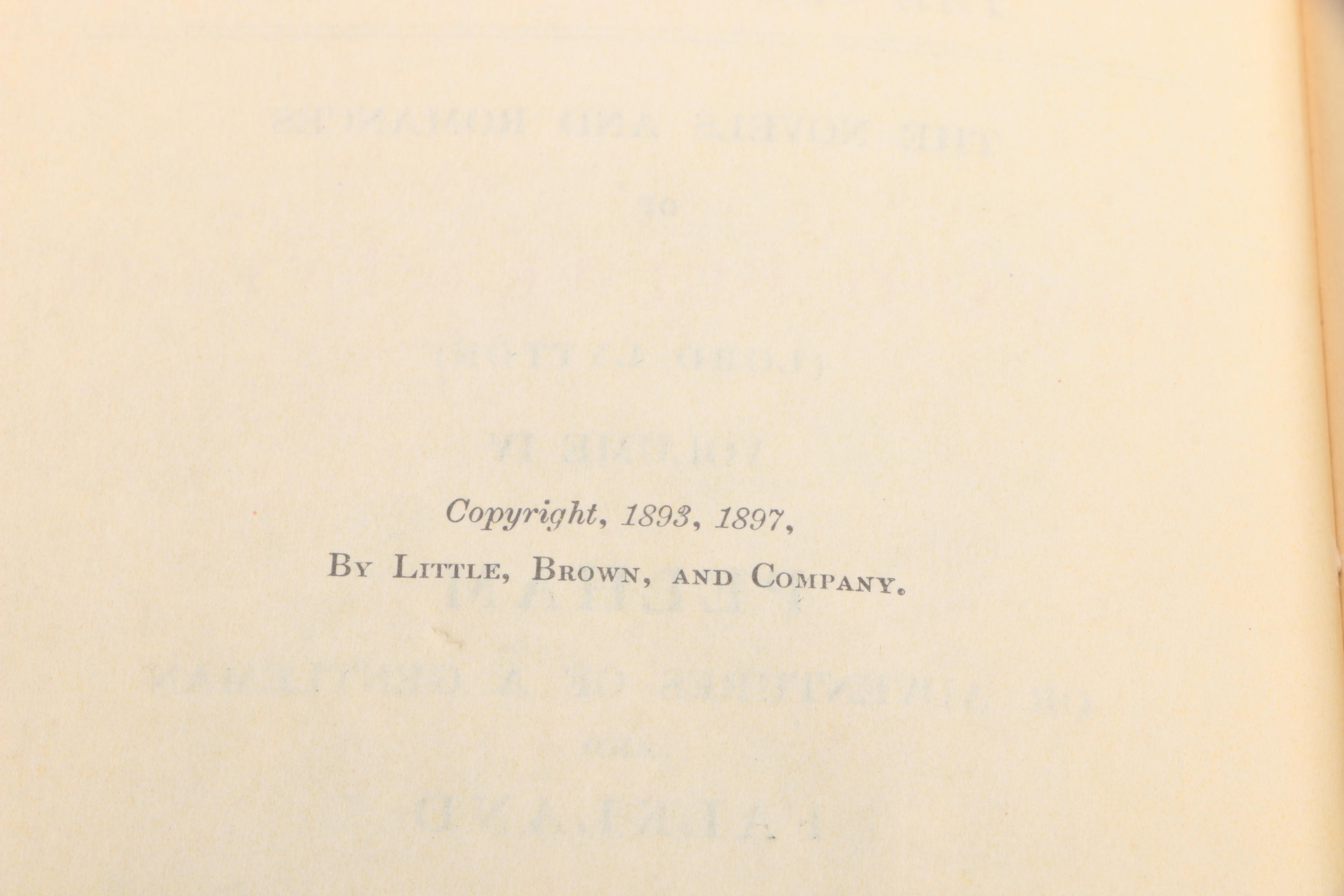 Collection of Bulwer's Novels and Romances