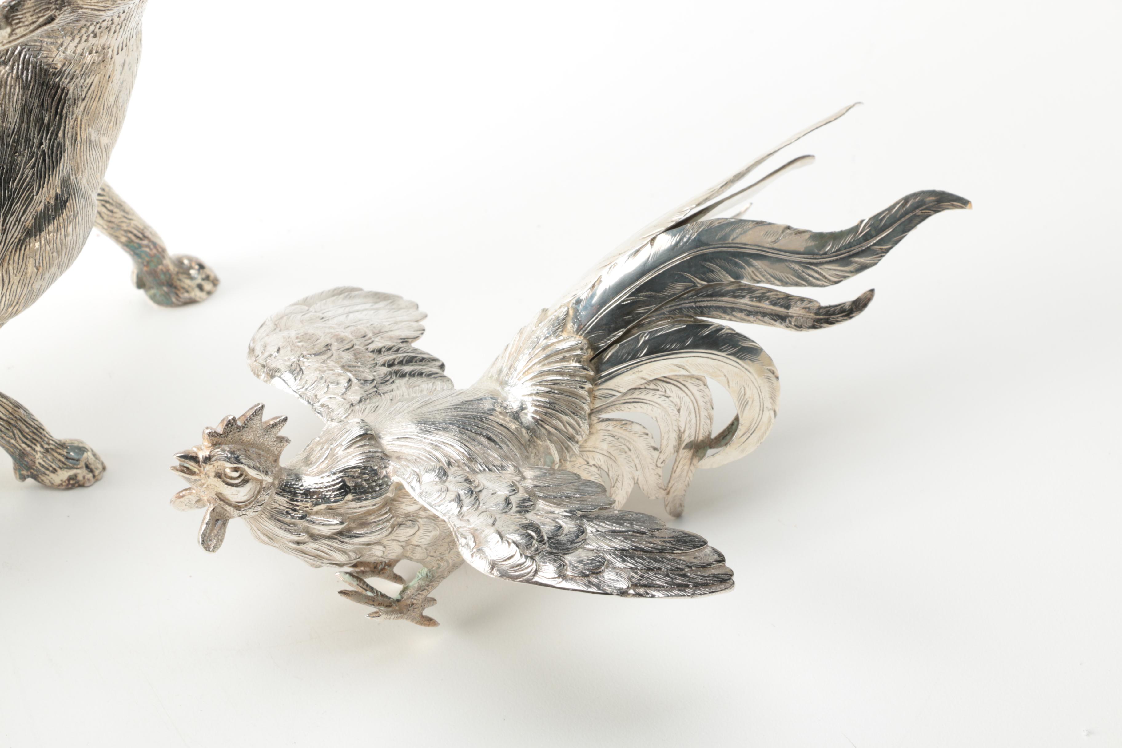 Silver Tone Animal Figurines
