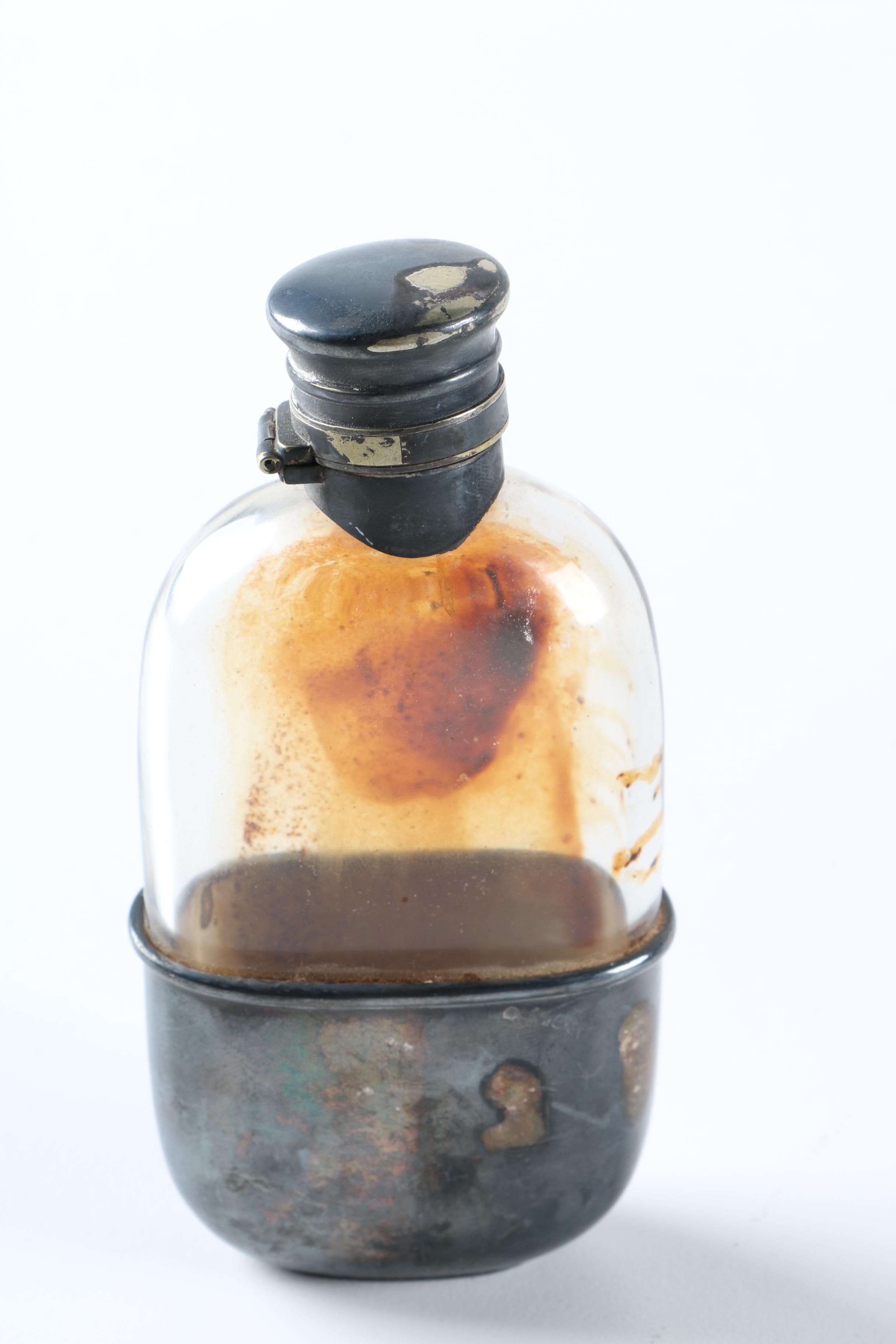 Collection of Vintage Sterling and Metal Vanity Items