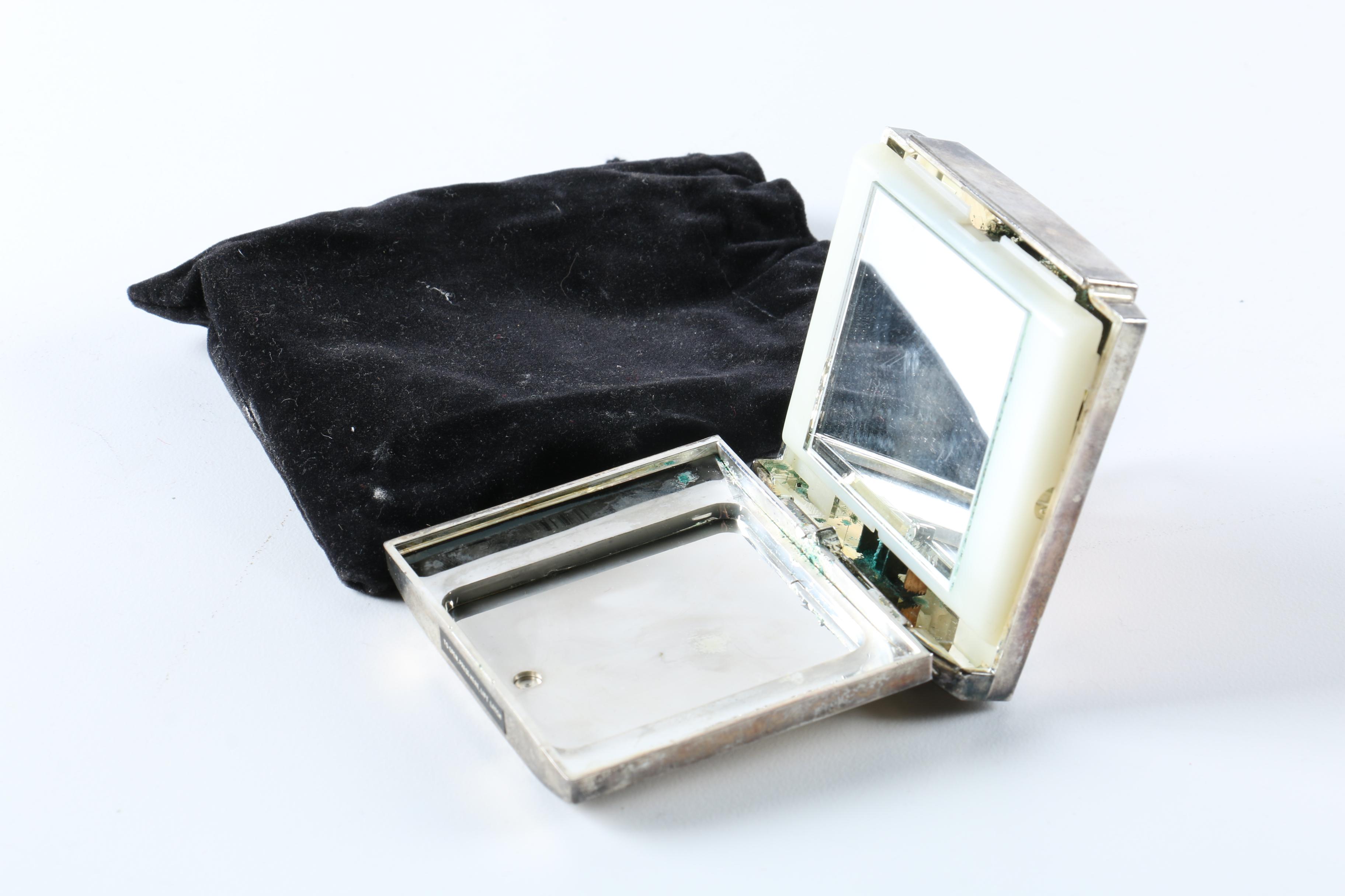 Collection of Vintage Sterling and Metal Vanity Items