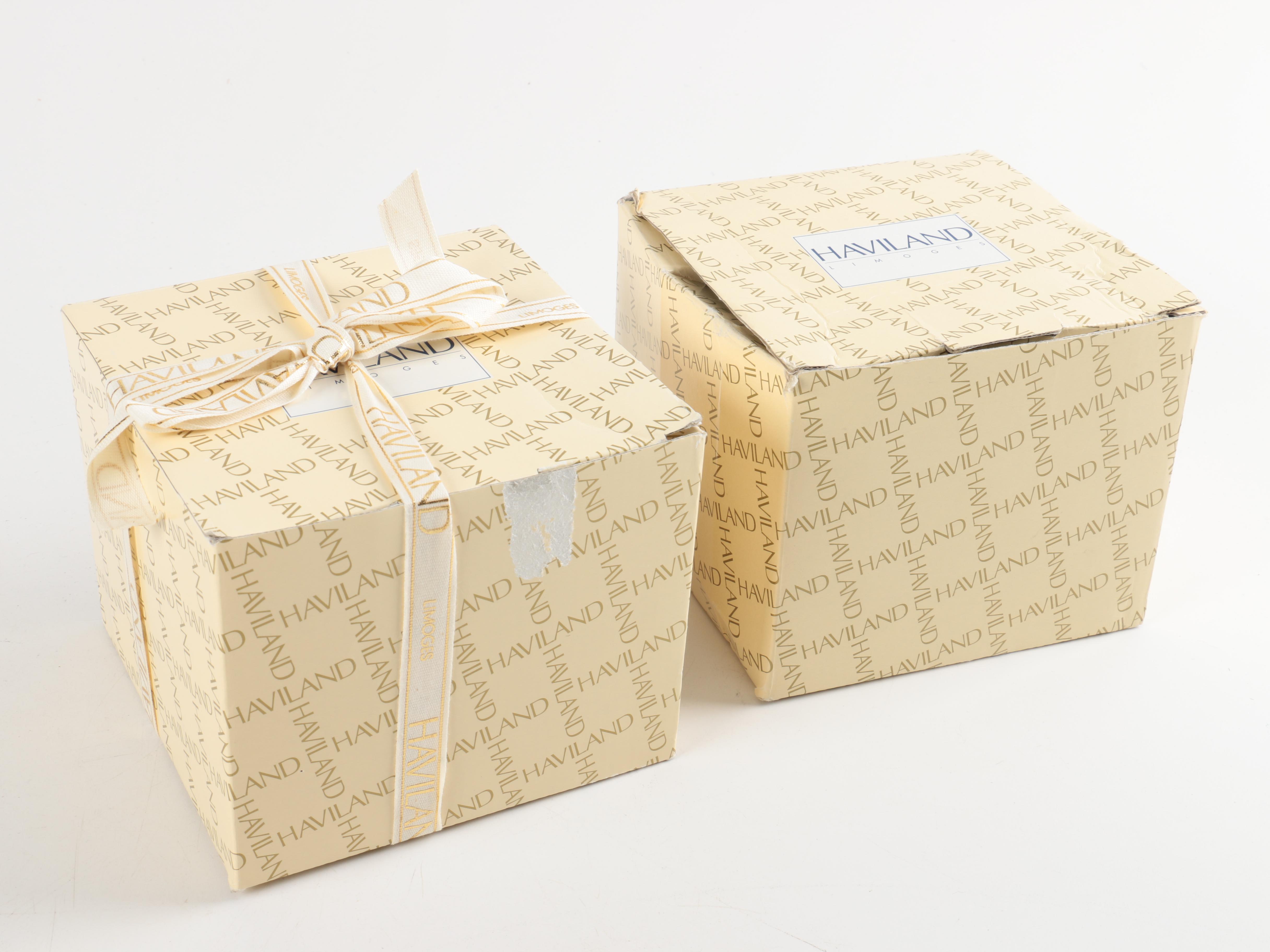 Haviland Limoges Porcelain Lithophane  Lamps