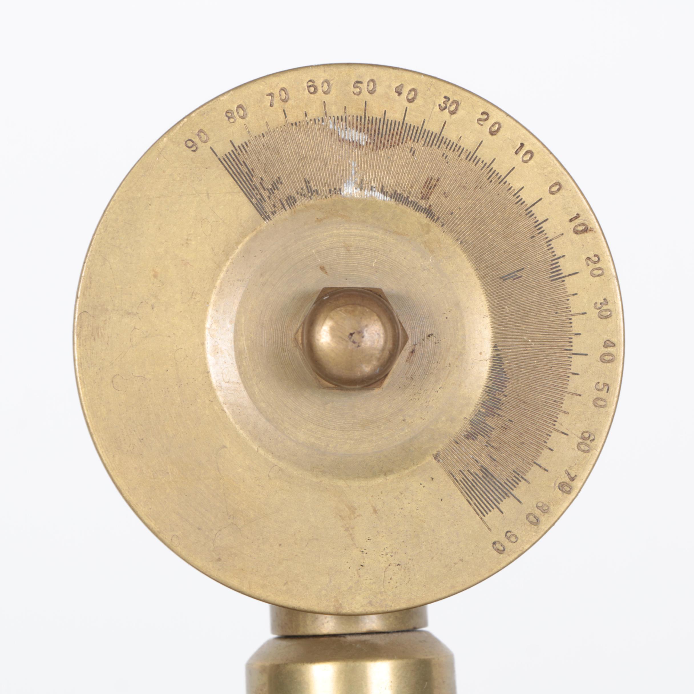 Vintage Wood and Brass Tripod