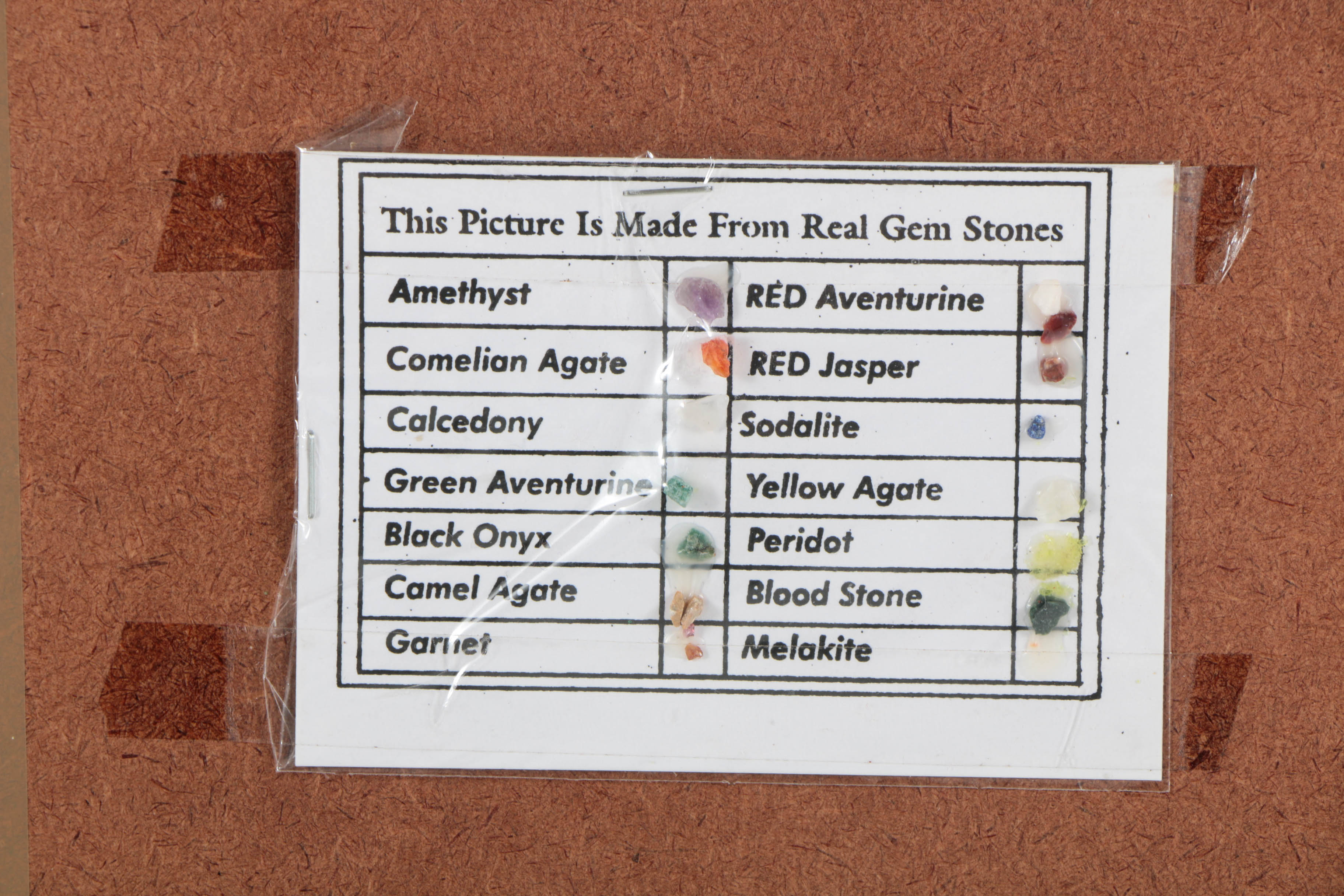 Composite Stone and Reverse Glass Painting of Indian Woman