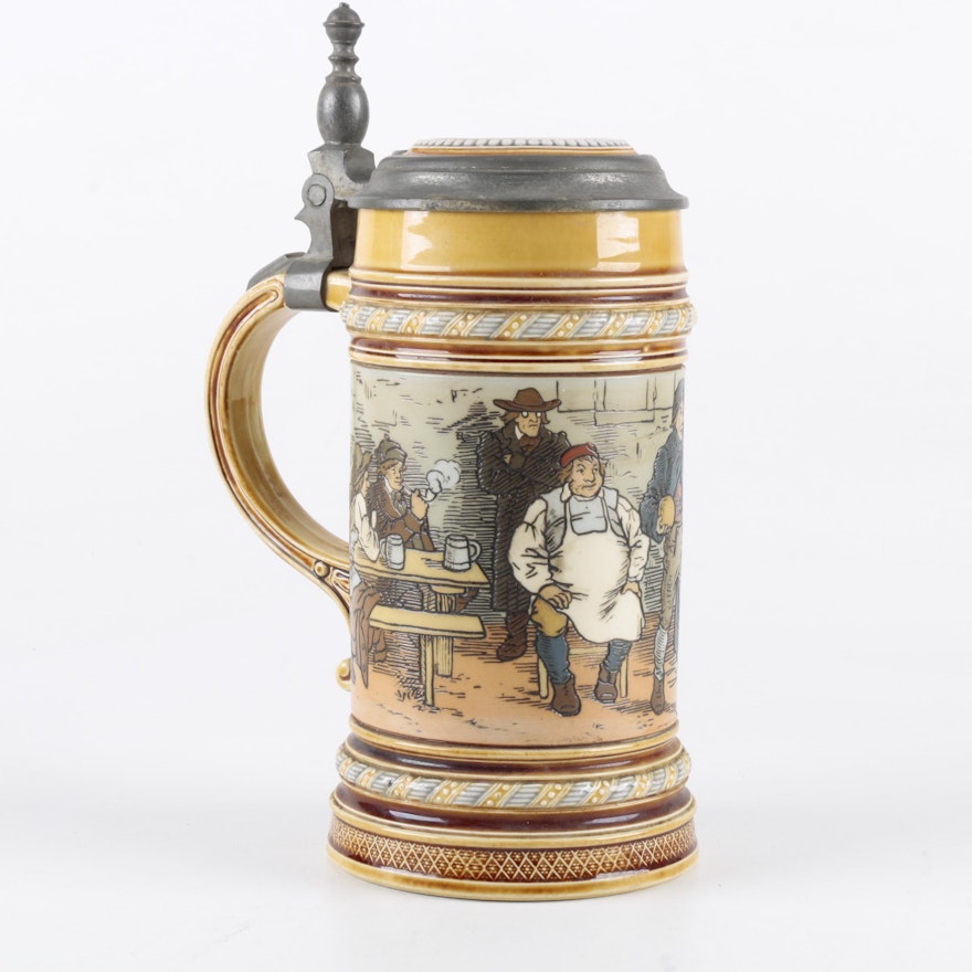 Mettlach Tavern Stein by Villeroy and Boch