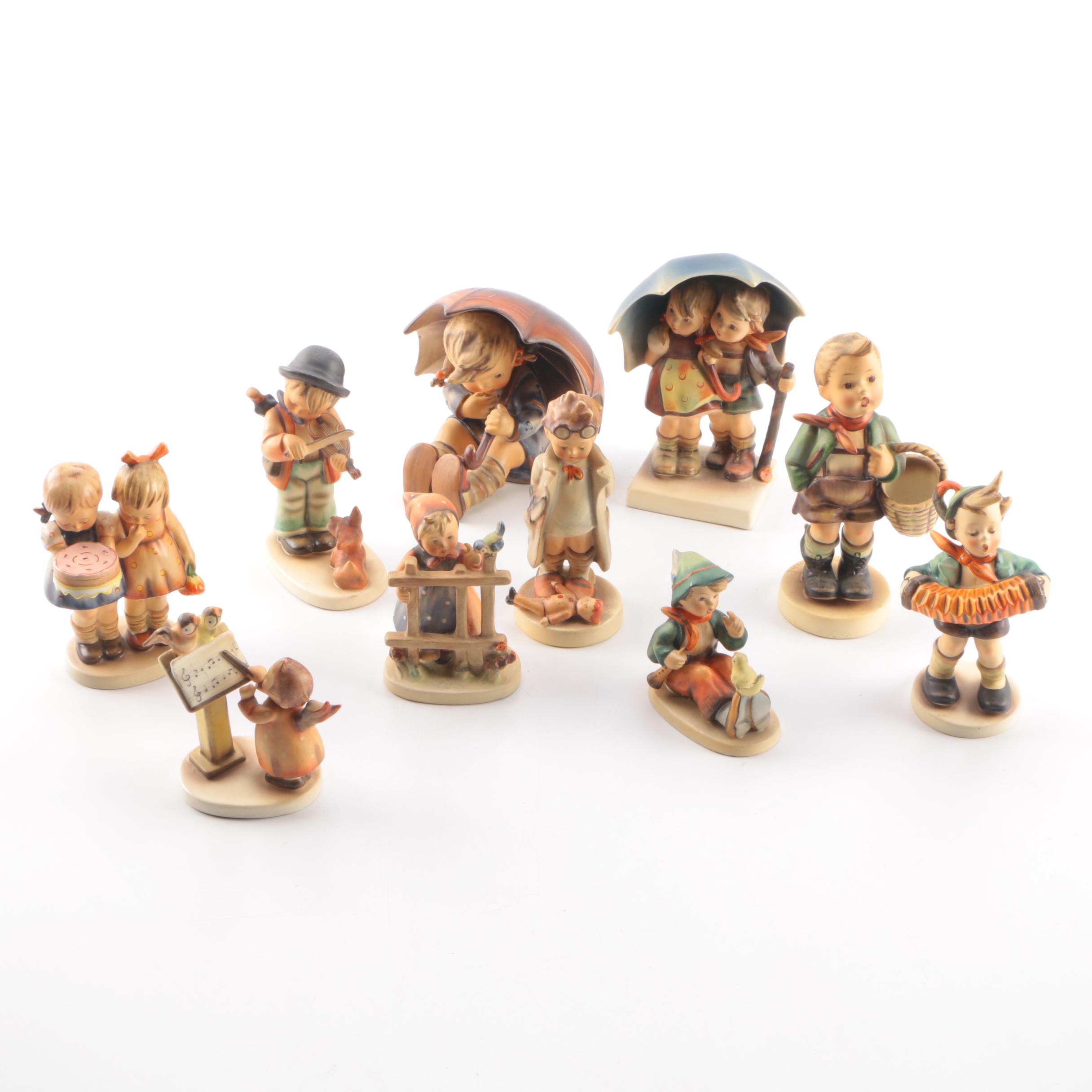 Assortment of Goebel Hummel Figurines
