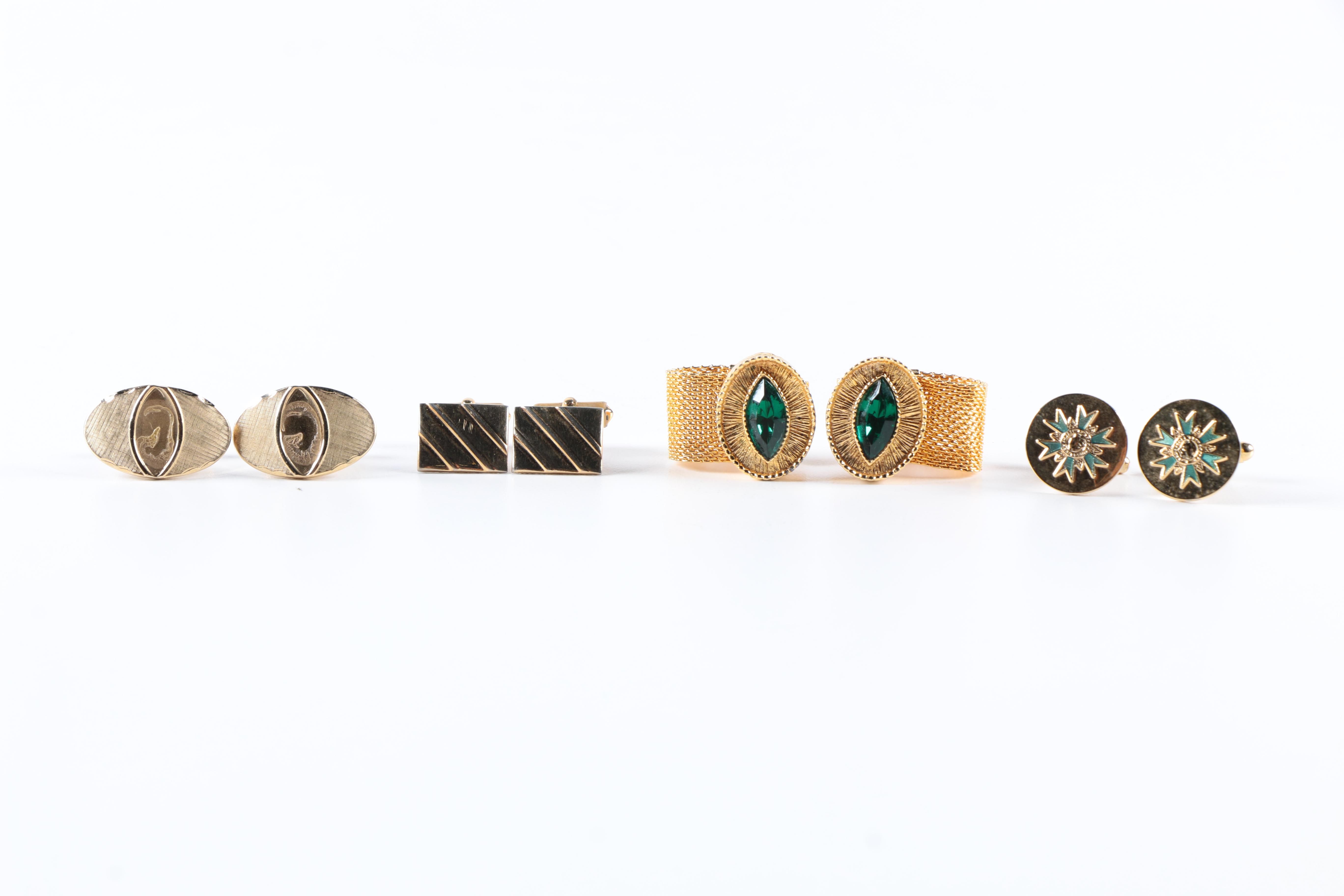 Collection of Cufflinks and Bracelets