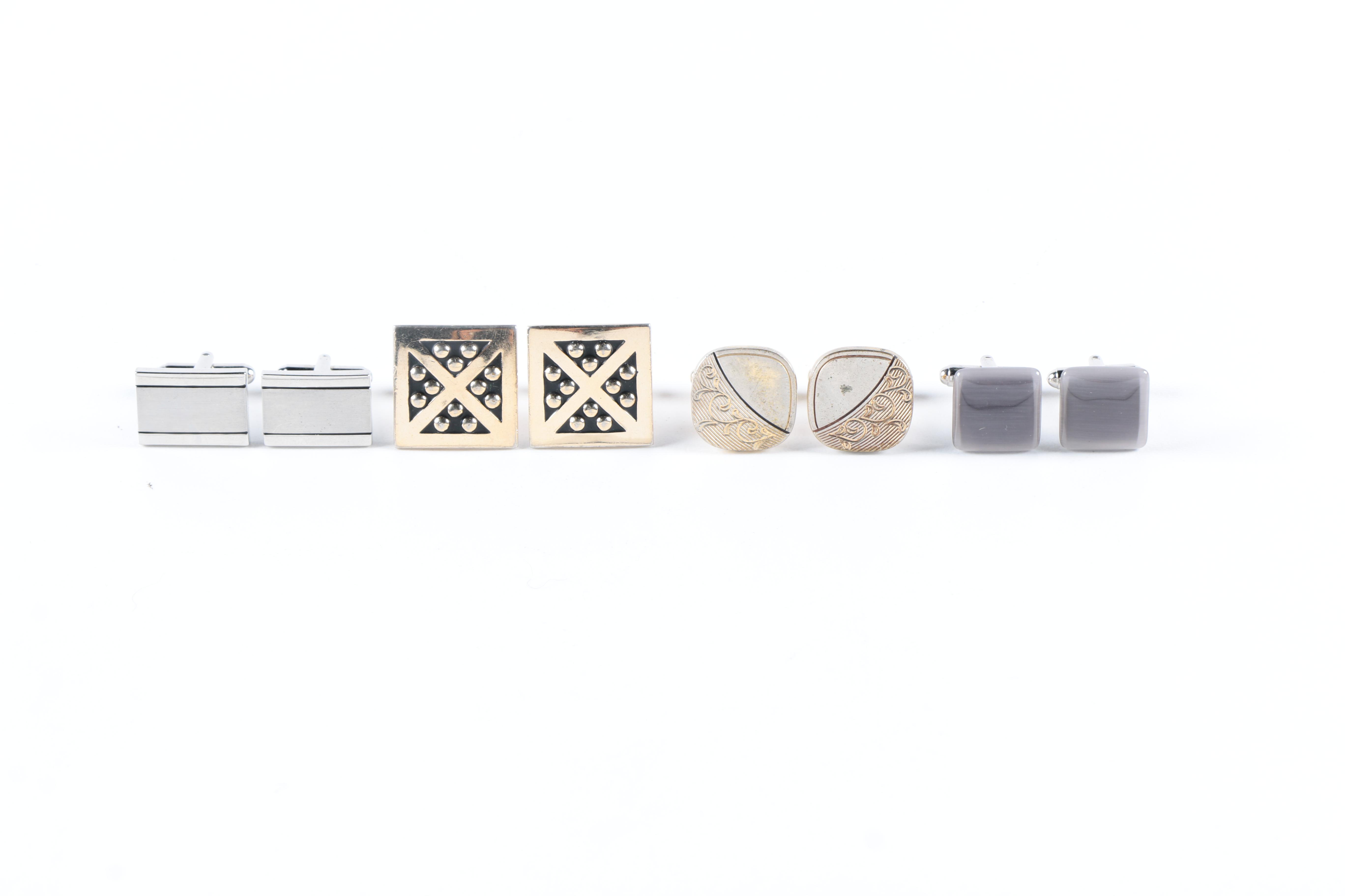 Collection of Cufflinks and Bracelets