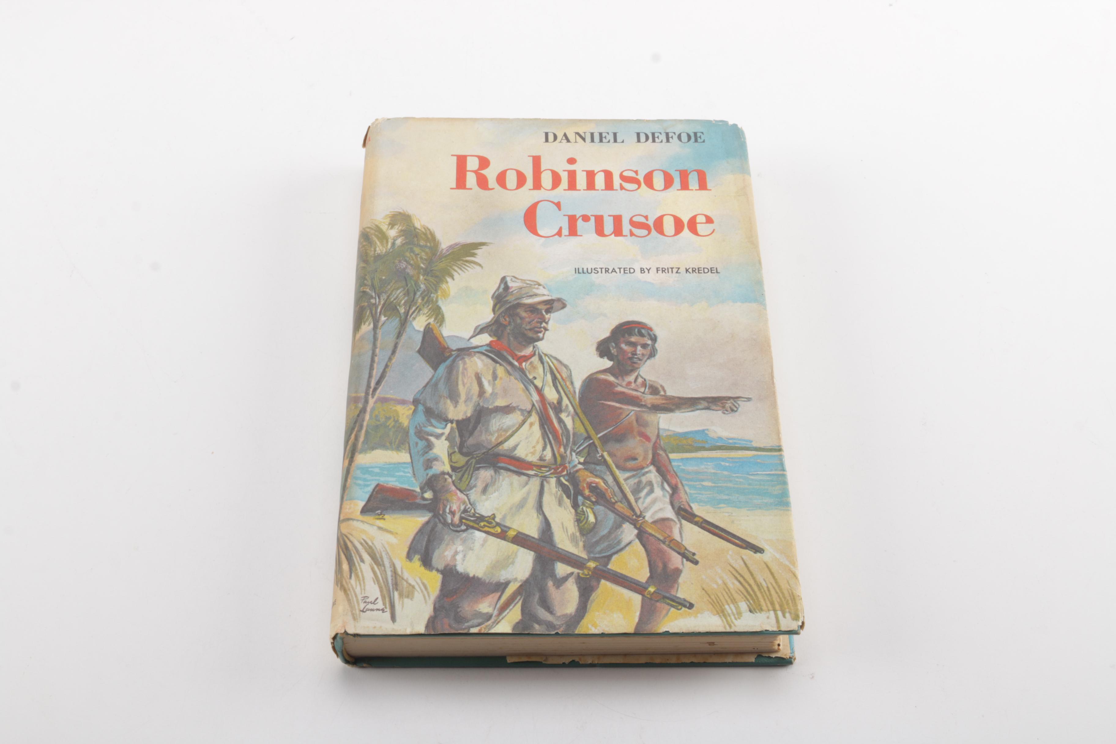 Junior Deluxe Editions of "Robinson Crusoe" and "Captain Courageous"