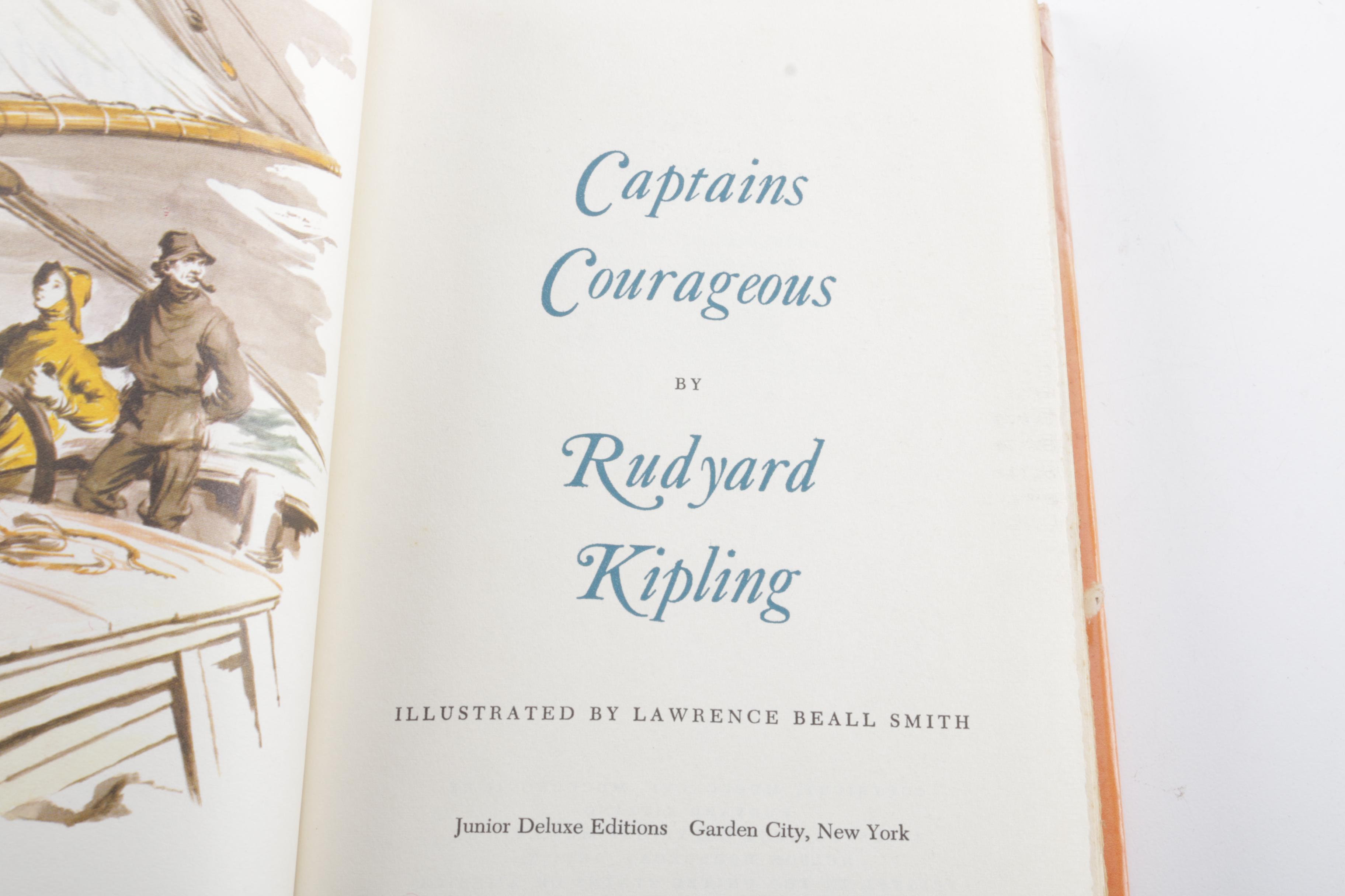 Junior Deluxe Editions of "Robinson Crusoe" and "Captain Courageous"
