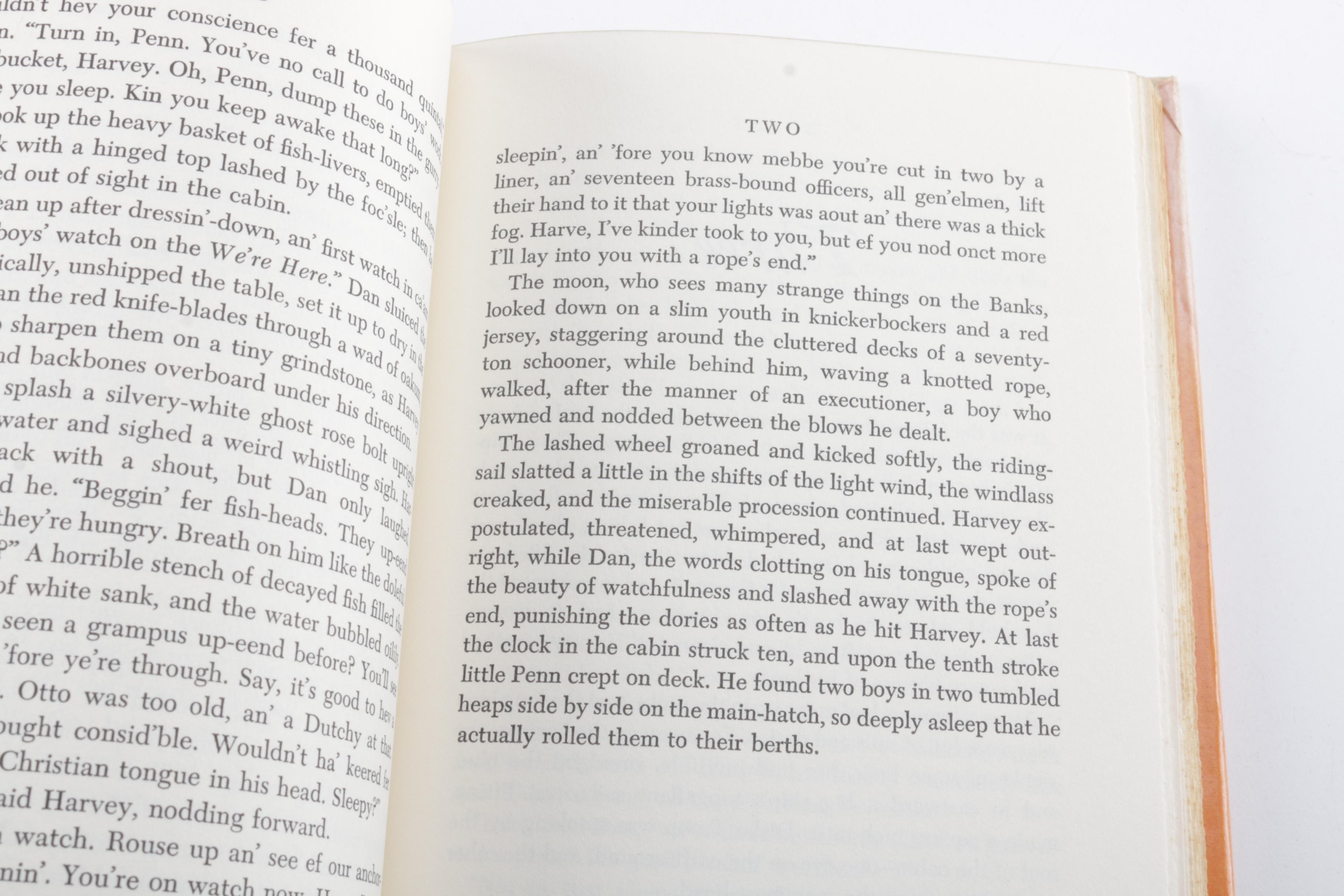 Junior Deluxe Editions of "Robinson Crusoe" and "Captain Courageous"