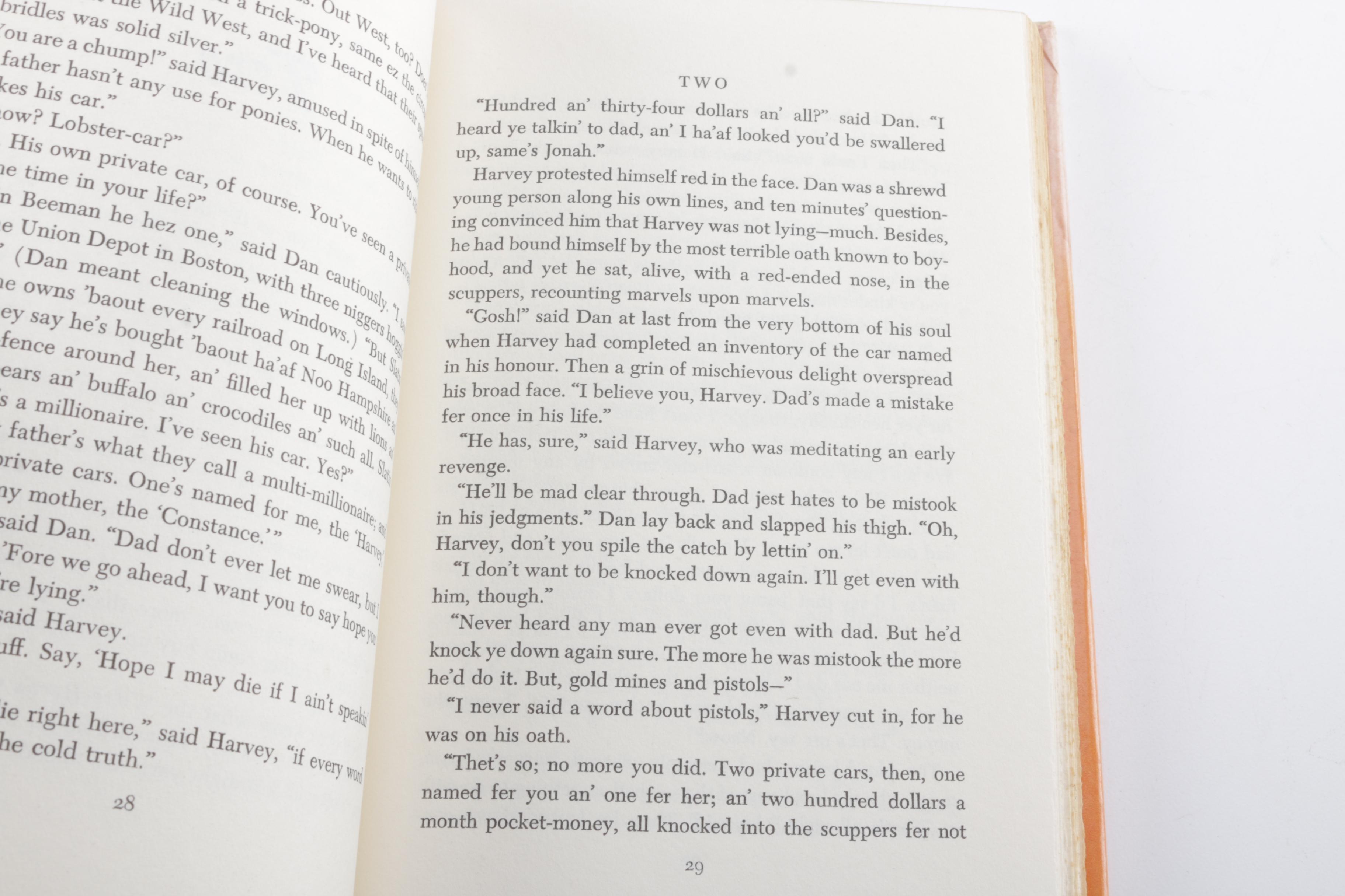 Junior Deluxe Editions of "Robinson Crusoe" and "Captain Courageous"